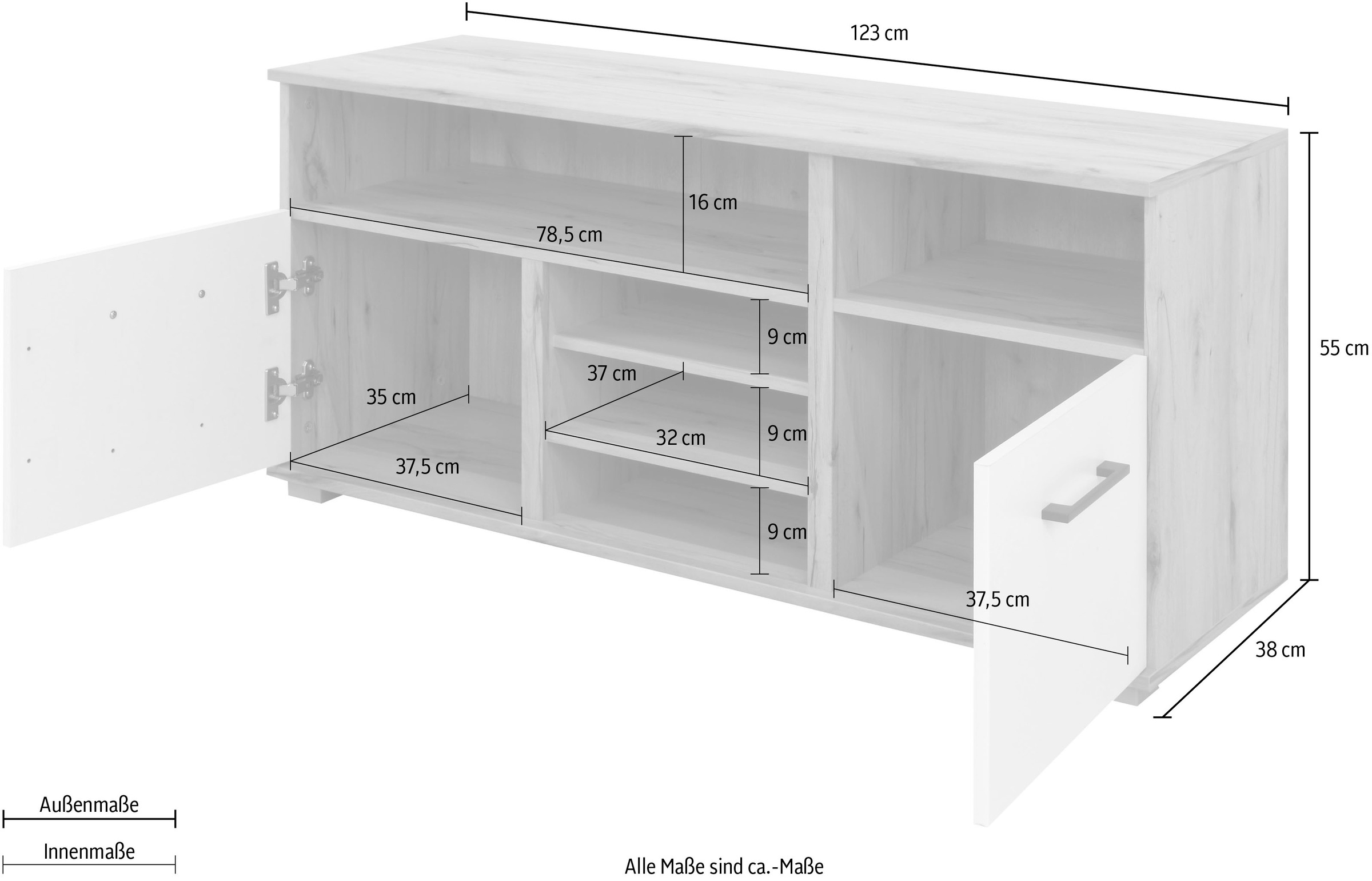 priess Jugendzimmer-Set »Lissabon«, (6 tlg.), 6-teiliges Set
