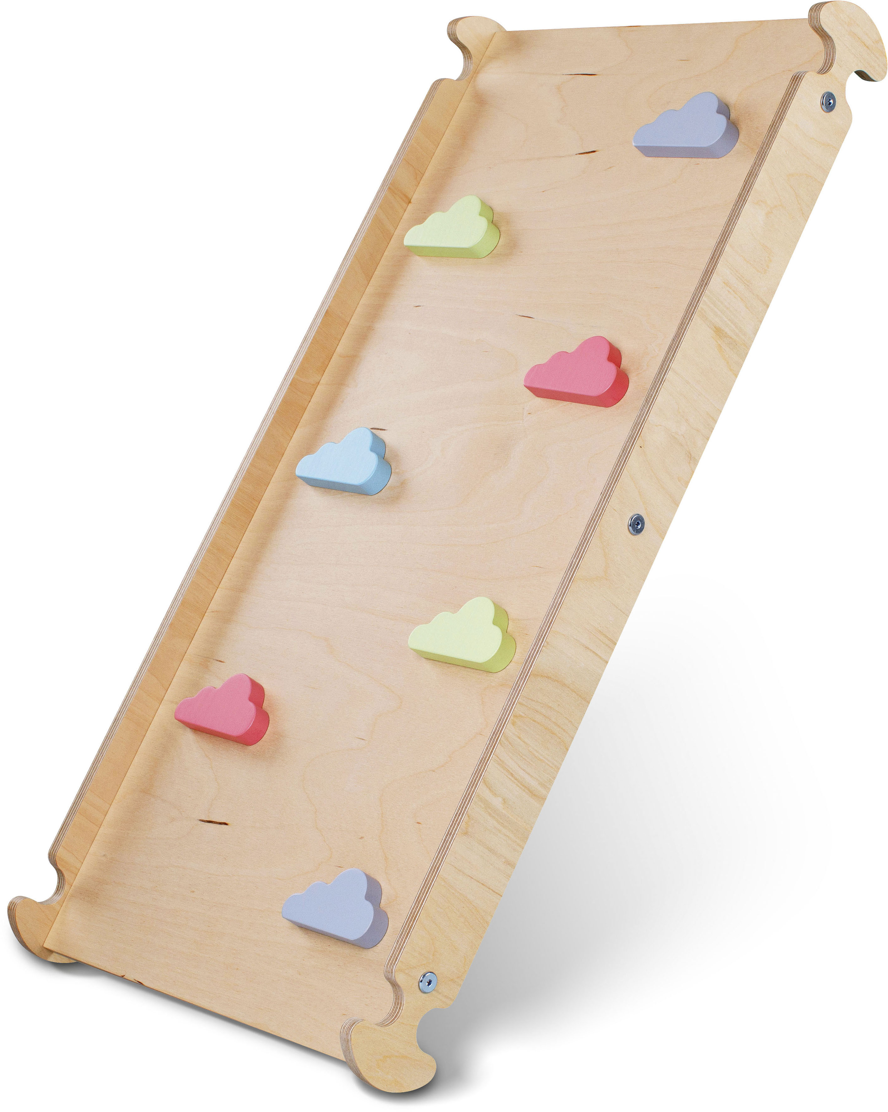 Rutsche »Holzspielzeug, Rutsche mit Kletterwolken, pastell bunt«, Made in Europe