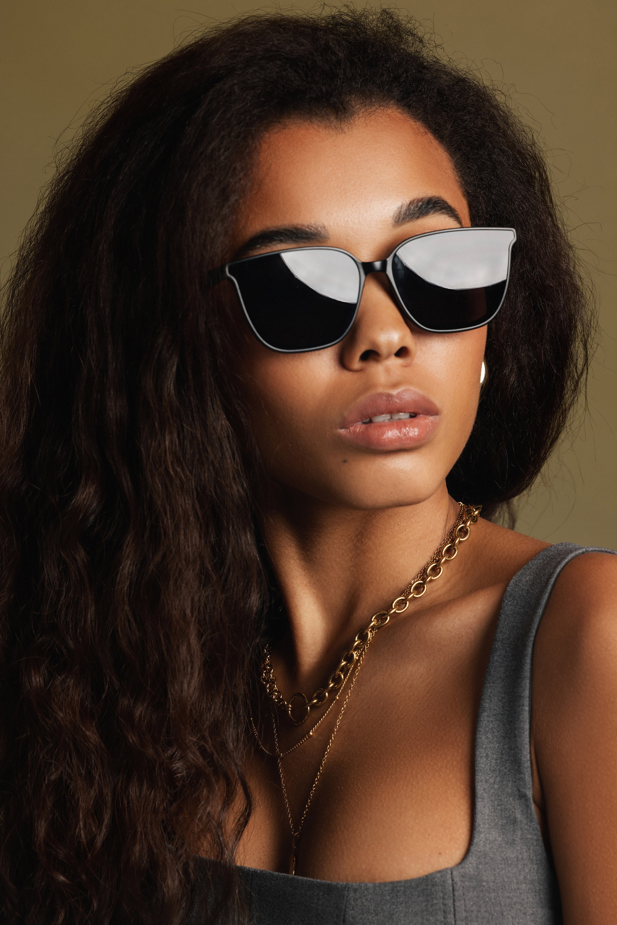 MARC LAUDER Sonnenbrille »MA05-01« 3: dunkles Glas, starke Sonneneinstrahlung