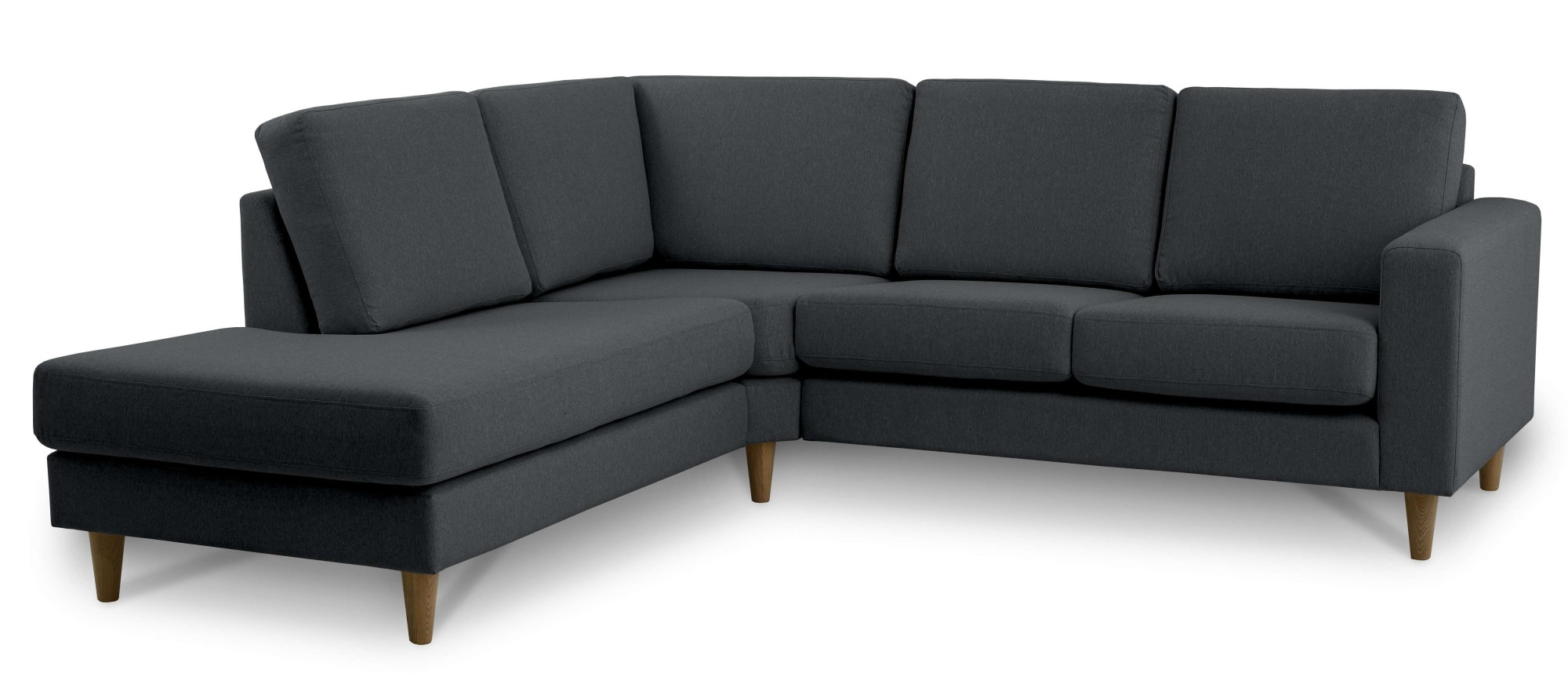 OTTO home Ecksofa »Tvinno« im skandinavischen Stil, L-Form, mit Massivholzfüßen, Breite 230 cm