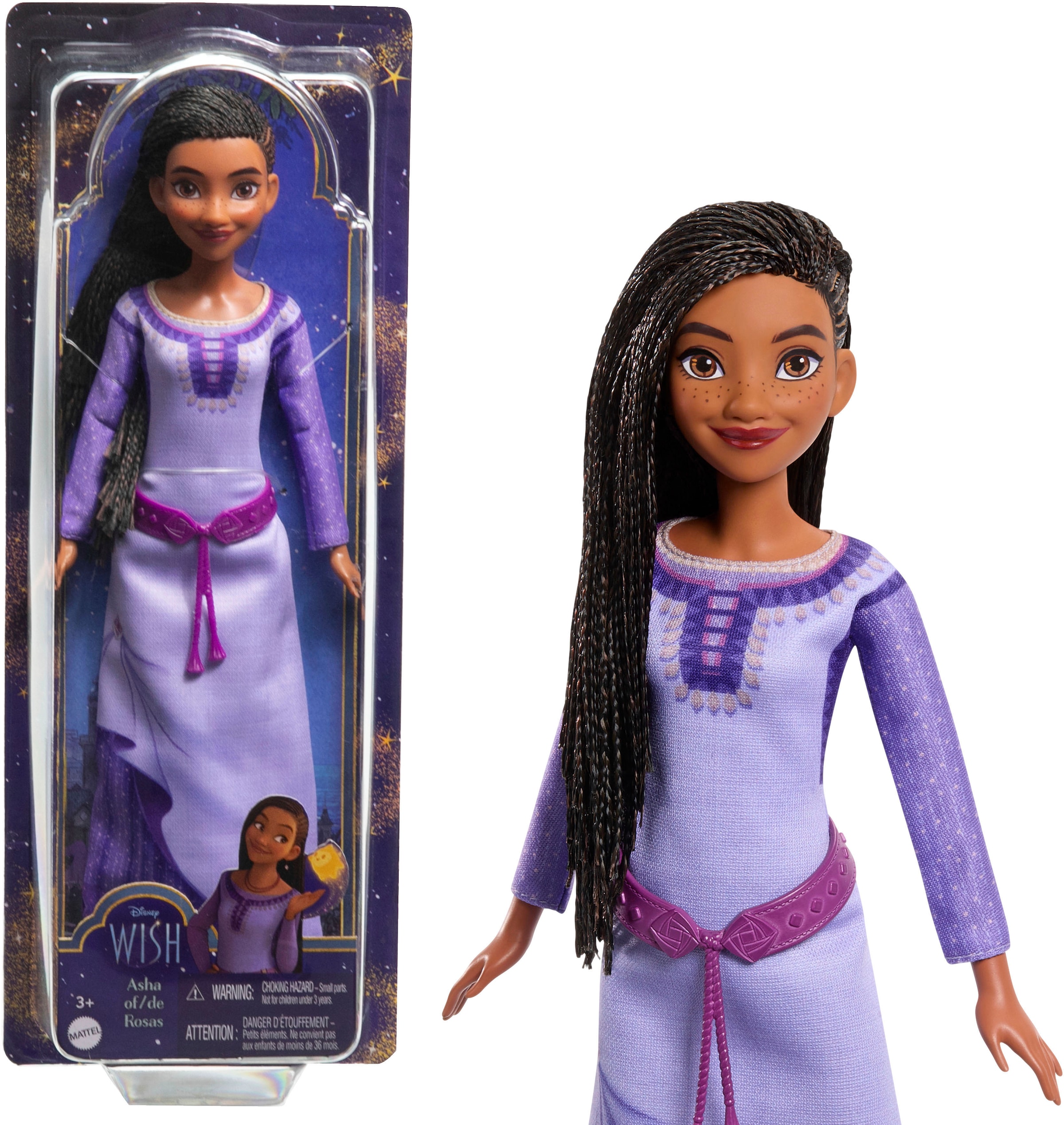 Mattel® Anziehpuppe »Disney Wish, Asha von Rosas, 32 cm«