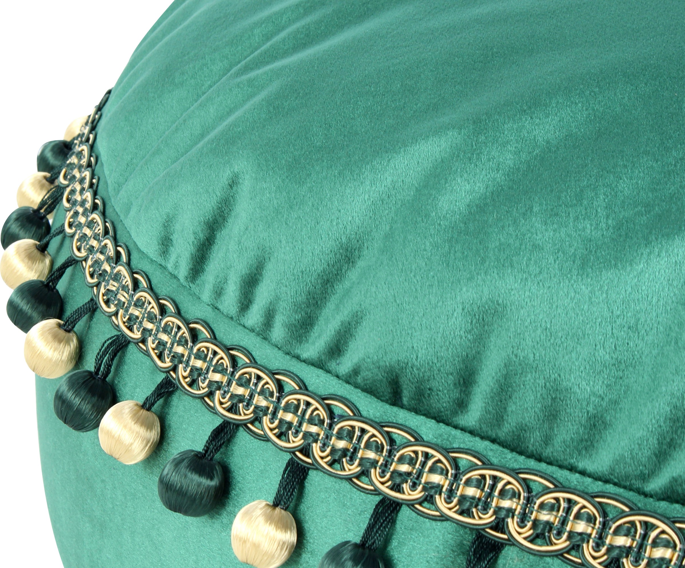 Kayoom Sitzhocker »Pouf Taj Mahal 425, samtweiche Oberfläche«, (1 St.), samtweich, farbig, modern, orientalisches Design