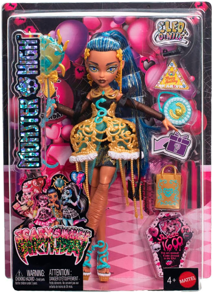 MonsterHigh™ Anziehpuppe »Monster High schaurig schöner Geburtstag, Cleo«