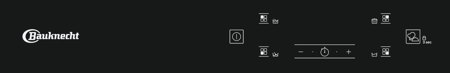 BAUKNECHT Backofen-Set »BAKO 800 Pyro Steam« mit 1-fach-Teleskopauszug FlexiClean - zwei mühelose Reinigungsfunktionen (Pyrolyse & Hydrolyse) je nach Bedarf Set, 2 Stk. tlg. GentleSteam - für ein saftiges Inneres und ein knuspriges Äußeres