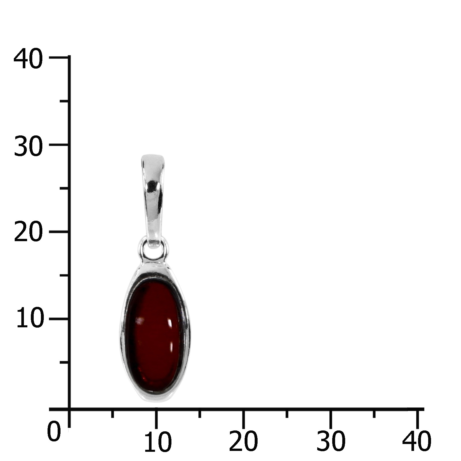 OSTSEE-SCHMUCK Kettenanhänger »- Neele - Silber 925/000 - Bernstein«