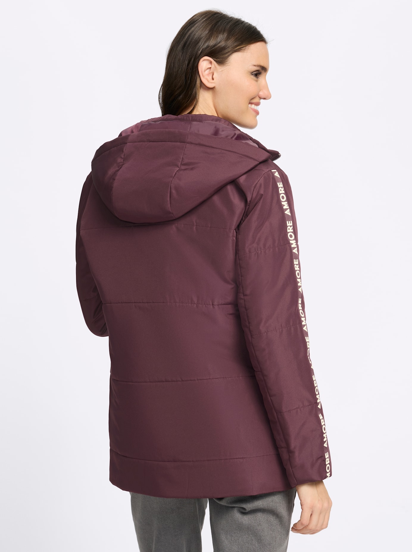 Classic Basics Steppjacke mit Kapuze