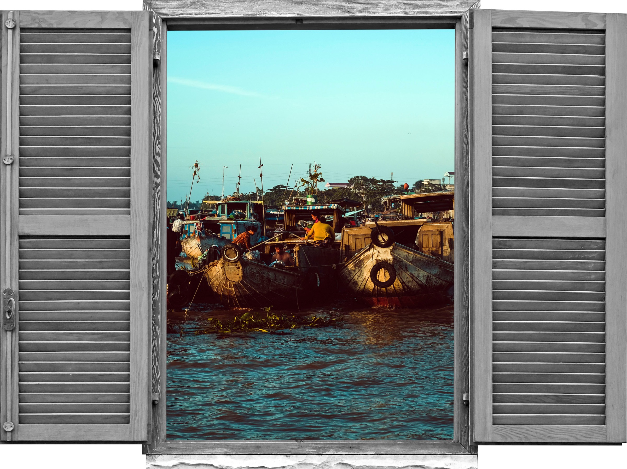 queence Wandtattoo »Hafen«