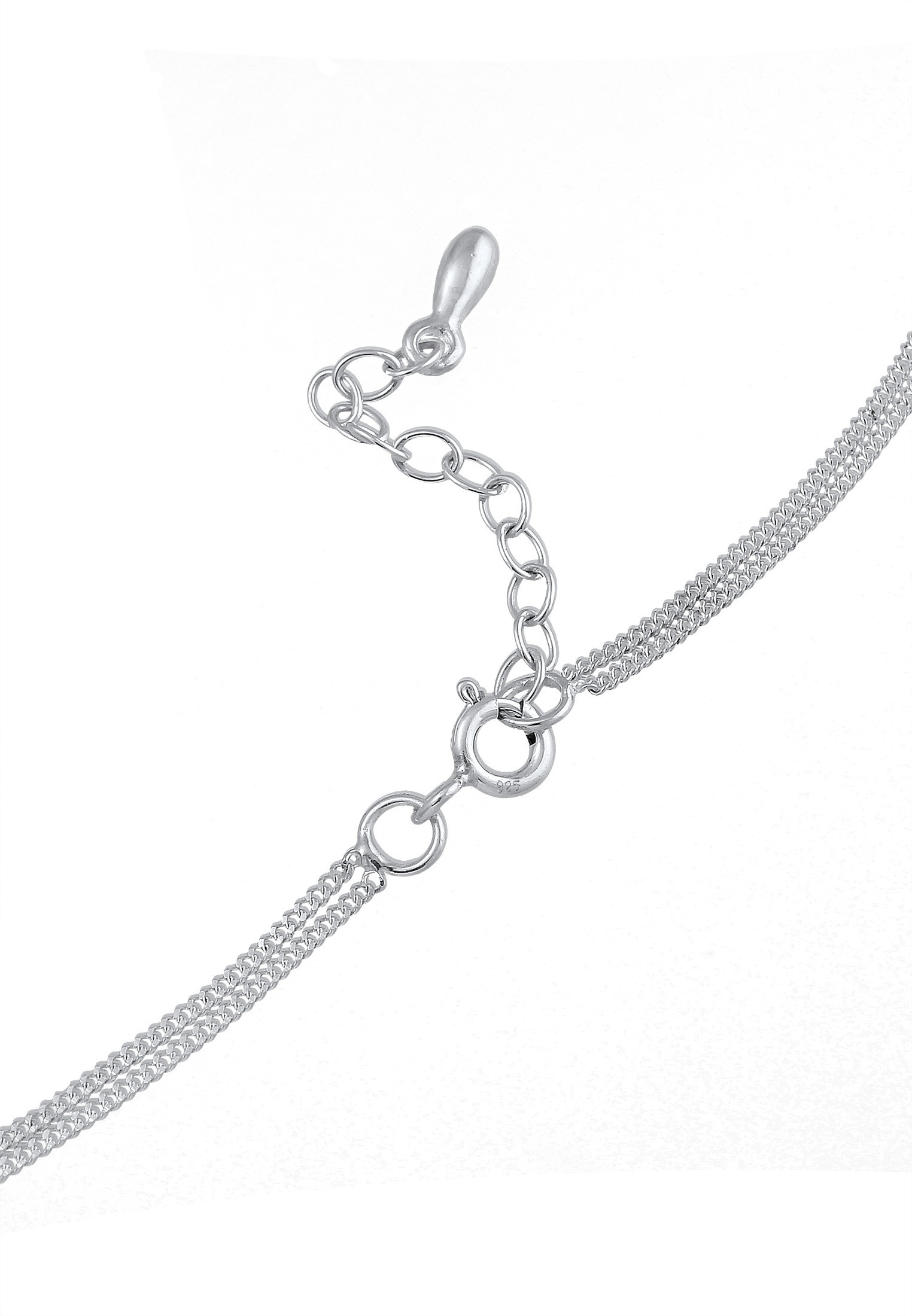 Elli Choker »Halskette Halskette Choker Kreis 925 Sterling Silber«