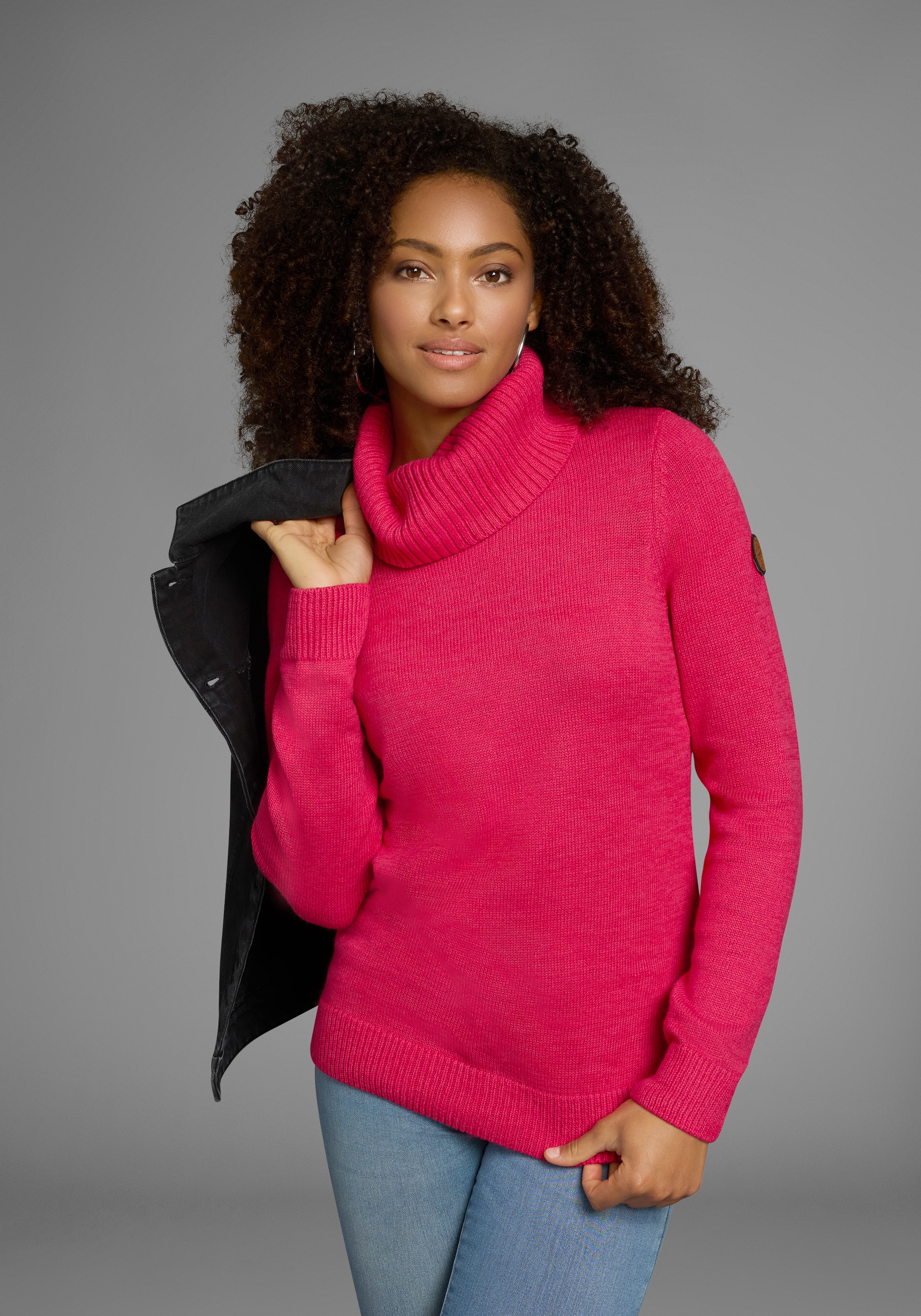 KangaROOS Rollkragenpullover, in klassischer Form