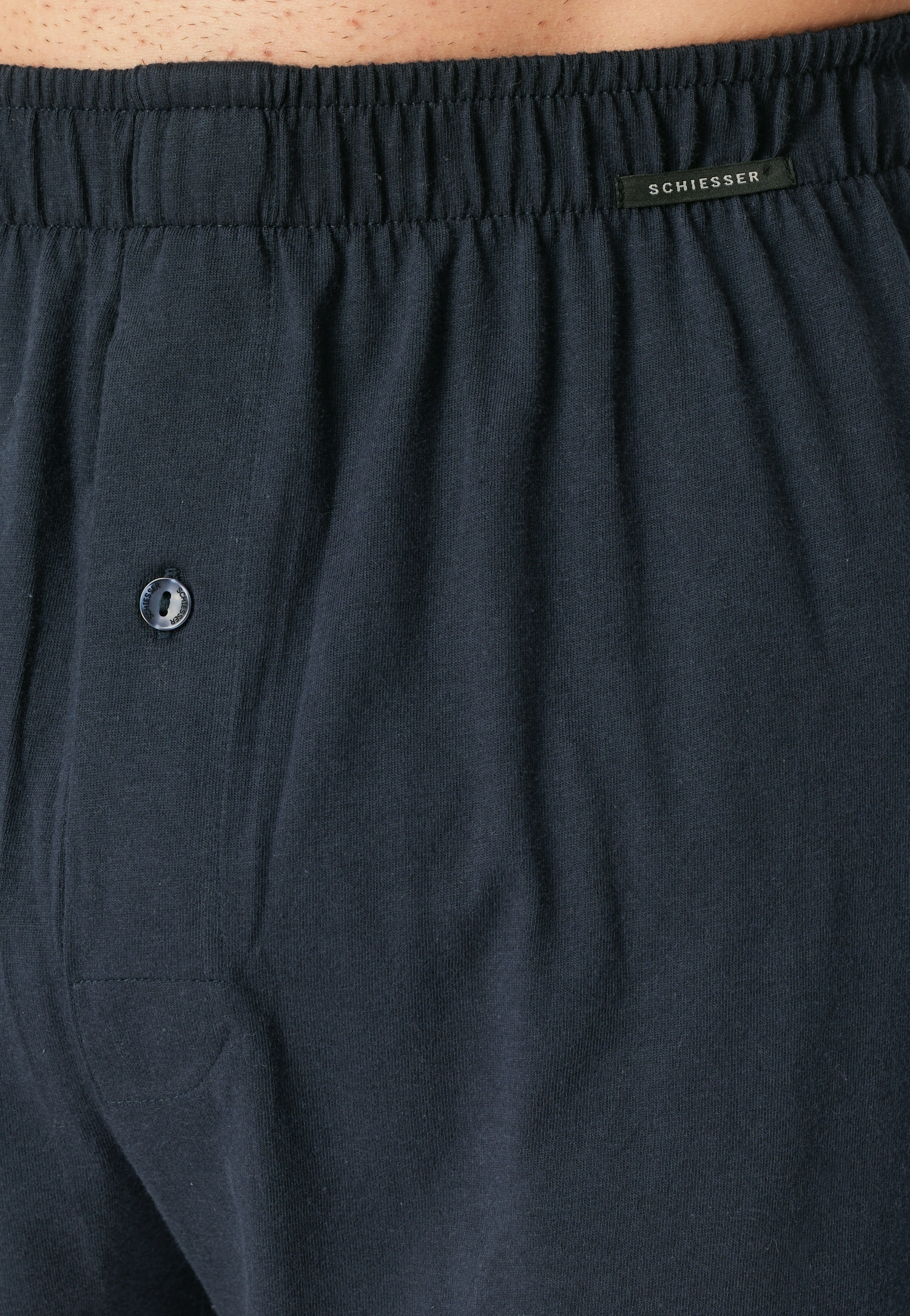 Schiesser Boxershorts »Boxershorts Multipacks«, (2er Pack), lockere Passform, mit Eingriff, Gummizug