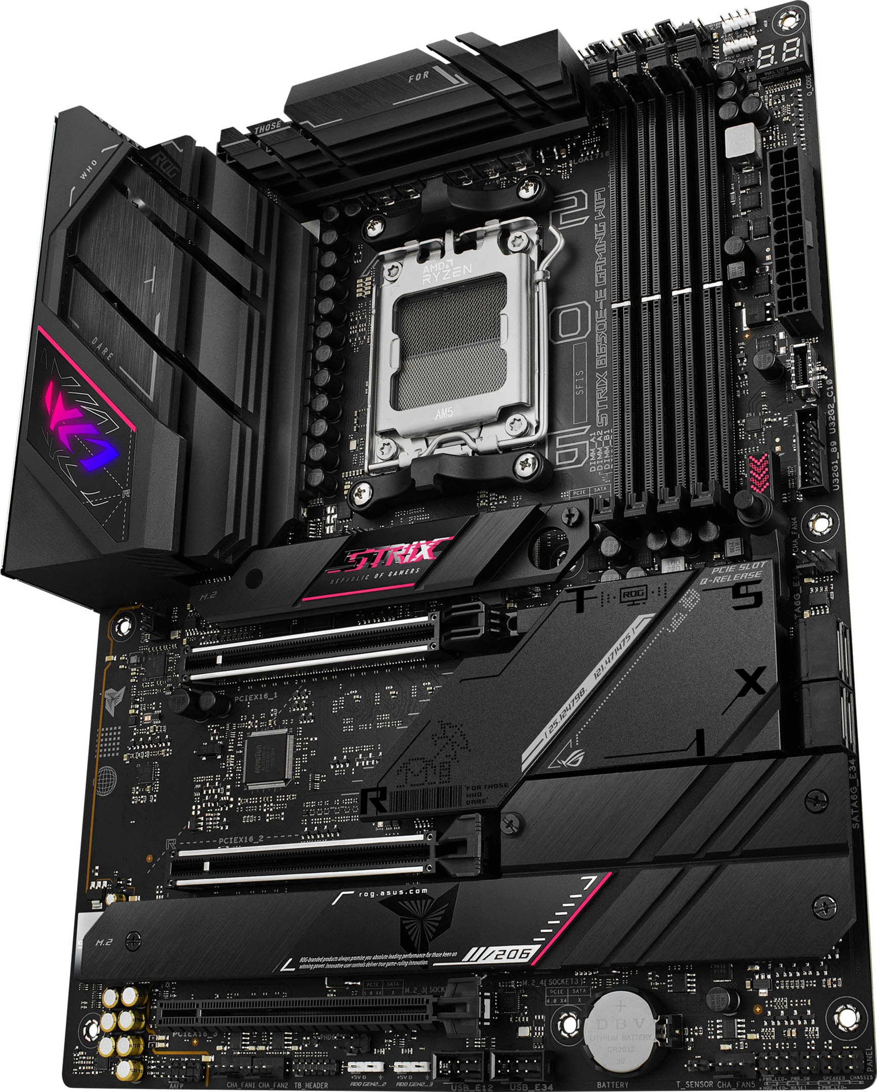 Asus Mainboard »ROG STRIX B650E-E GAMING WIFI«, Ryzen 7000, ATX, DDR5 Speicher, 16+2 Power Stages