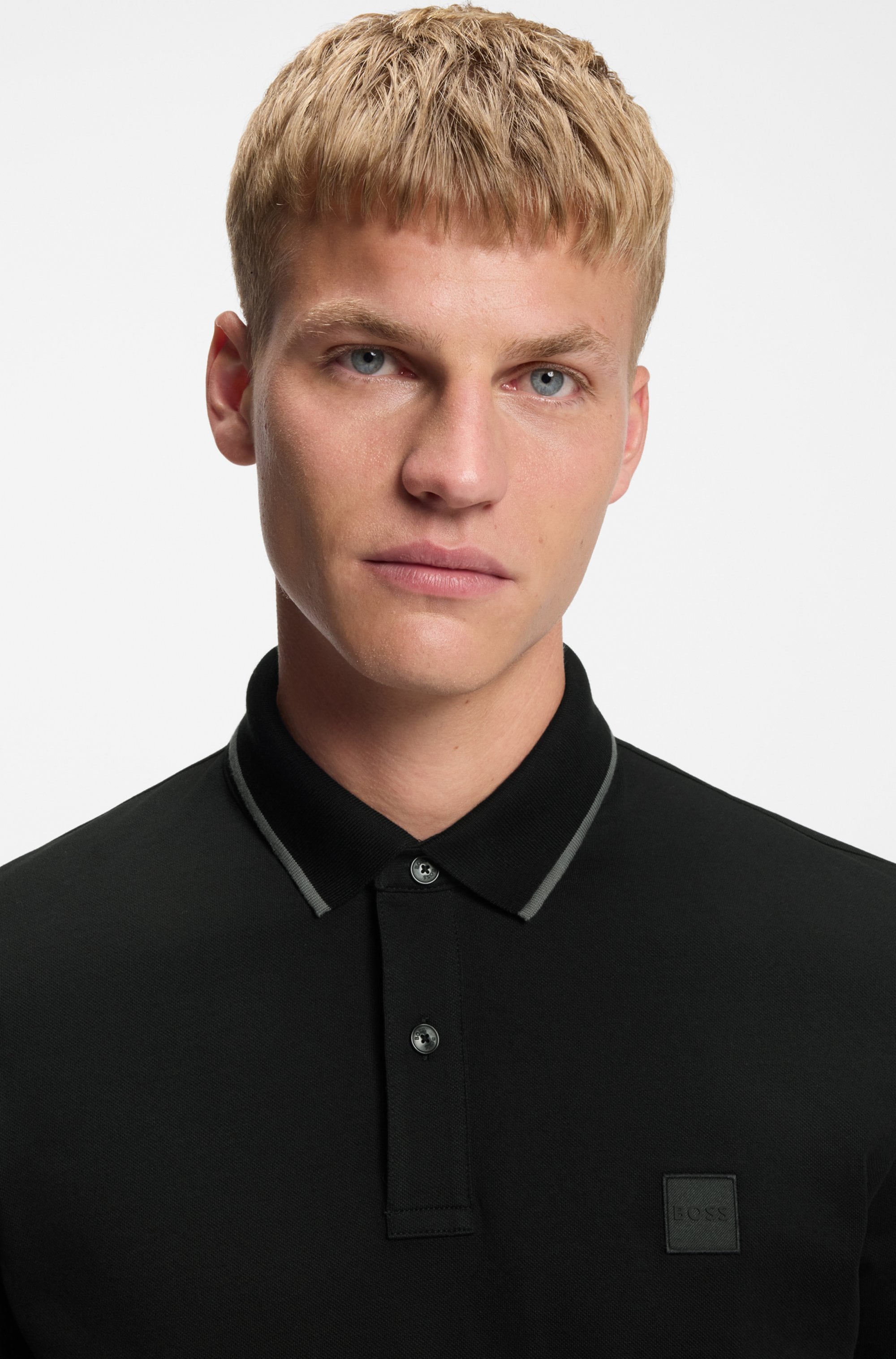 BOSS ORANGE Poloshirt »Passertip« mit BOSS Logo-Badge