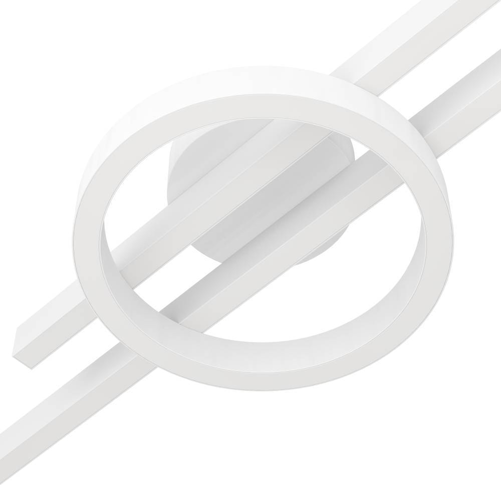 EGLO Deckenleuchte »AMANDOLO« LED-Modul 1 Stk. RGB | warmweiß - kaltweiß dimmbare Deckenlampe, Fernbedienung, Metall, RGB Backlight