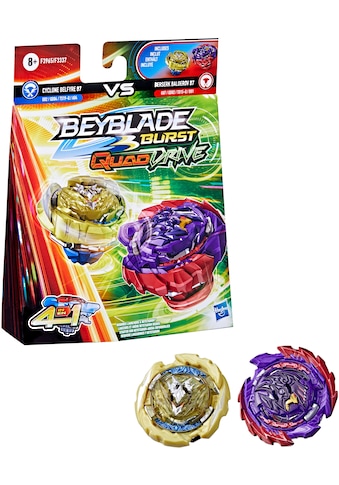 Hasbro Speed-Kreisel »Beyblade Burst QuadDrive Berserk Balderov B7 und Cyclone Belfyre... kaufen