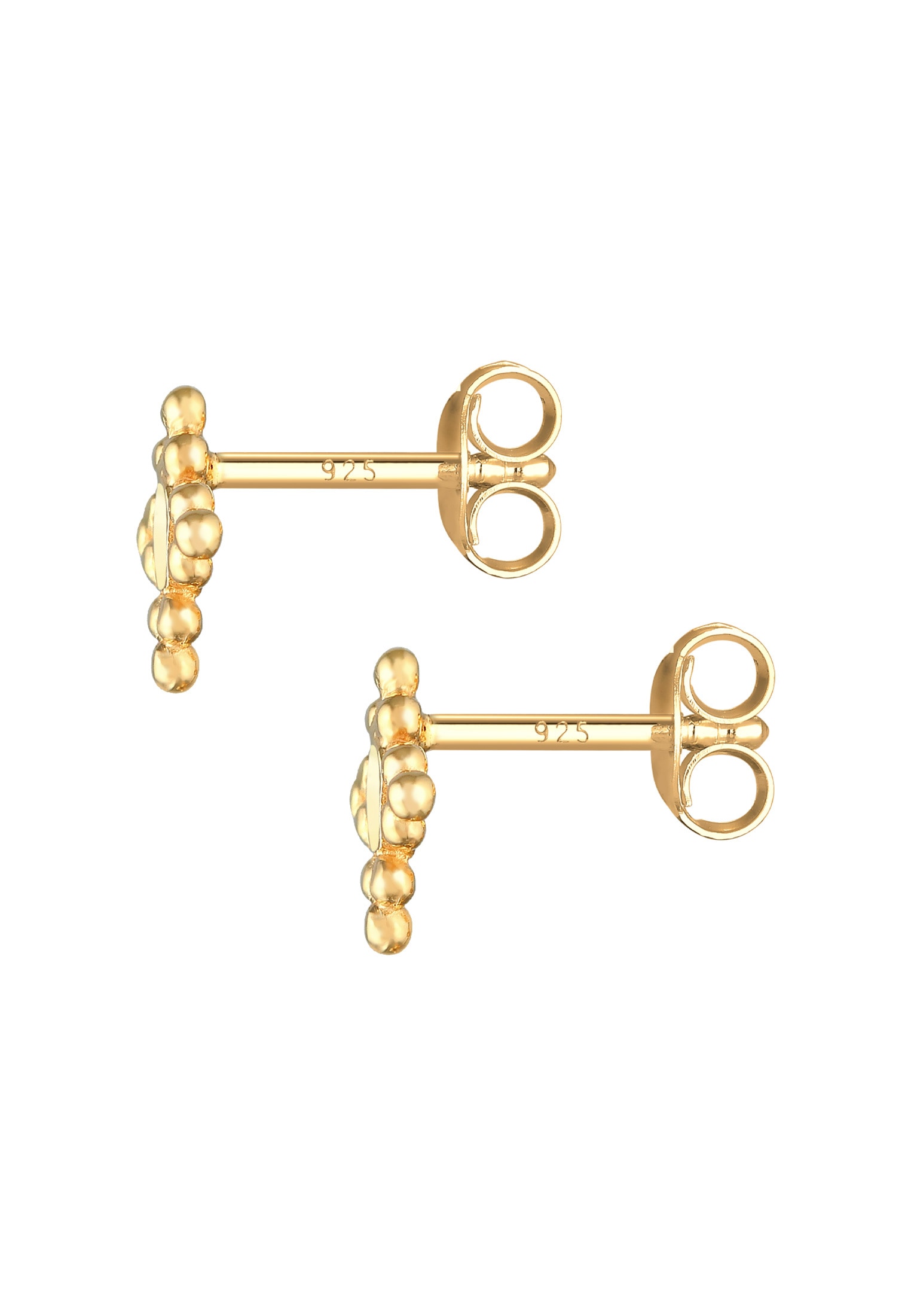 Elli Paar Ohrstecker »Ohrringe Kugel Dots Stern Design 925 Silber«