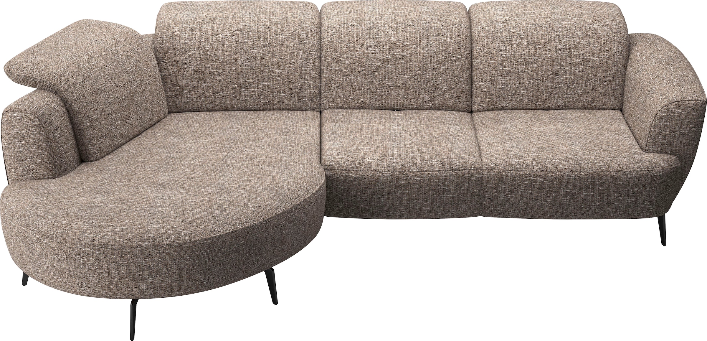 sit&more Ecksofa »Zoe«, ink.Sitztiefenverstellung, wahlweise mit Kopfteilverstellung