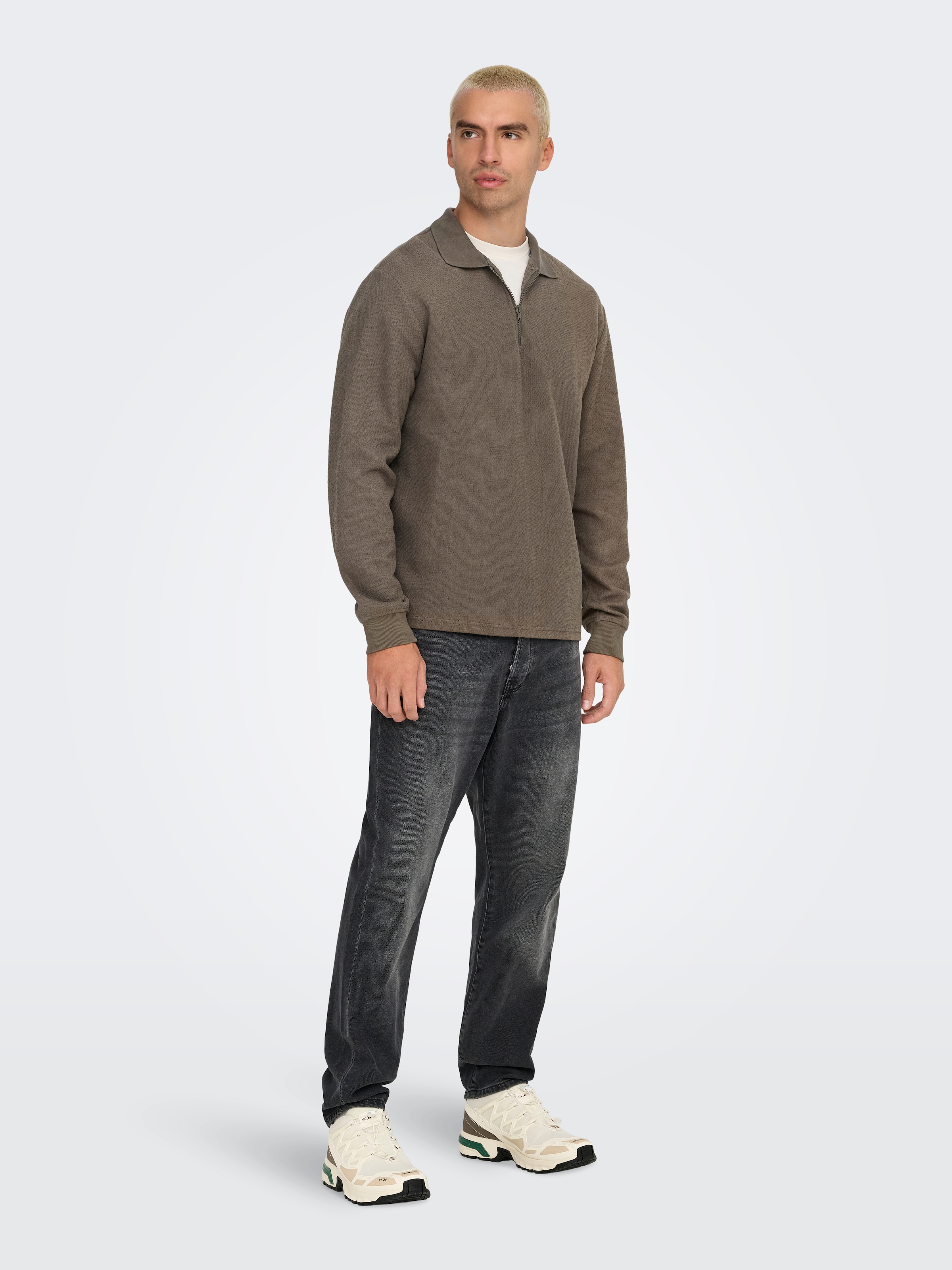 ONLY & SONS Poloshirt »ONSTREVOR REG LS POLO«