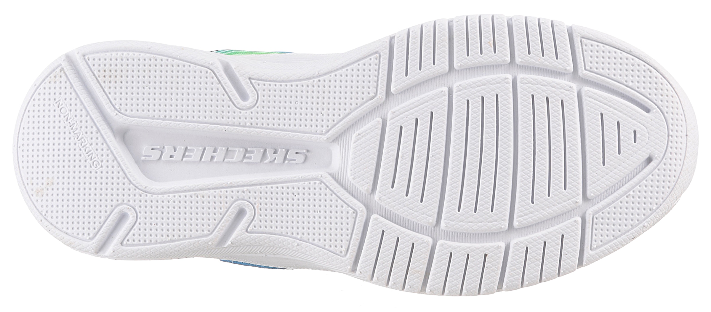 Skechers Sneaker »MICROSPEC ADVANCE«, Freizeitschuh mit Klettverschluss, Größenschablone zum Download