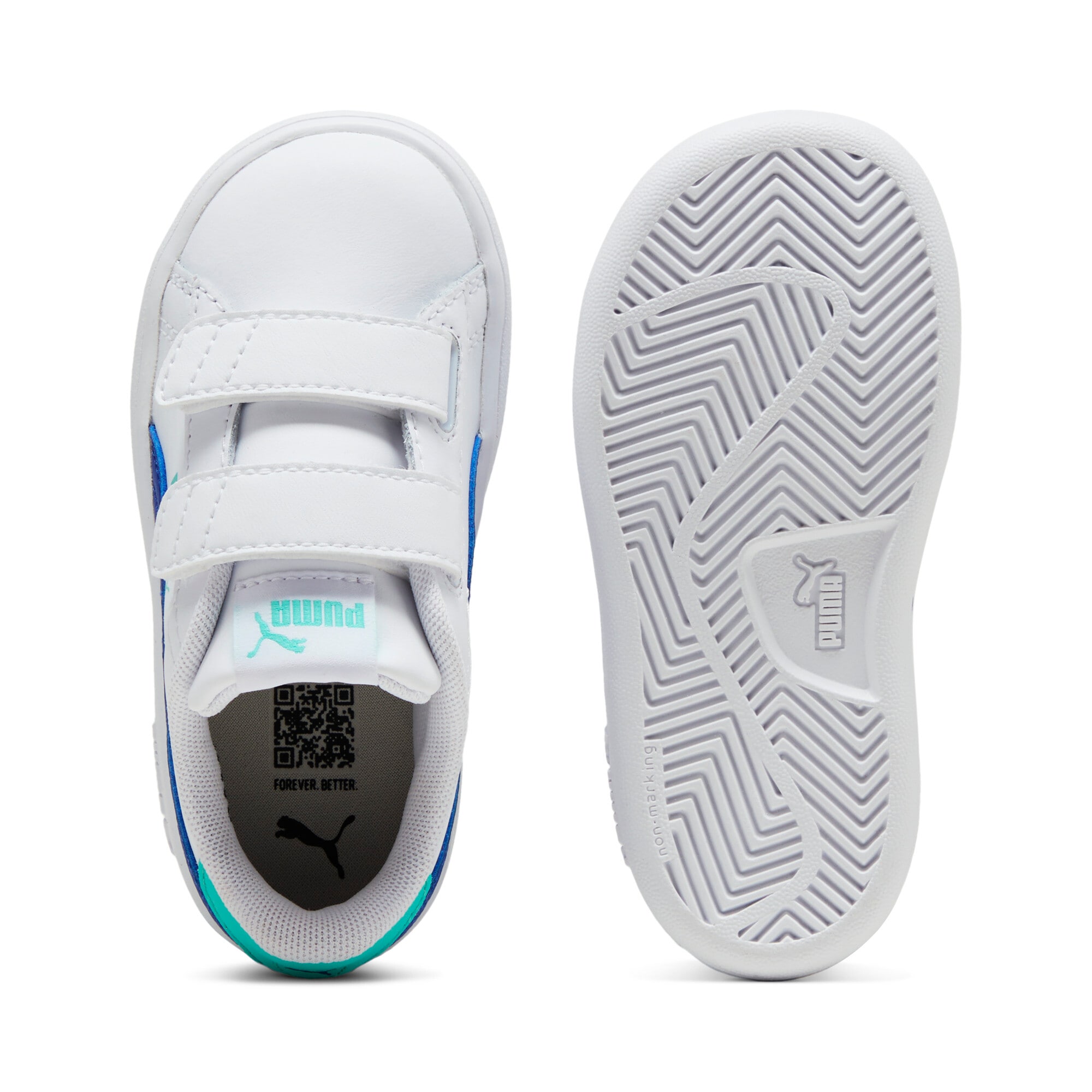 PUMA Sneaker »SMASH 3.0 L V INF«, für Babys mit Klettverschluss