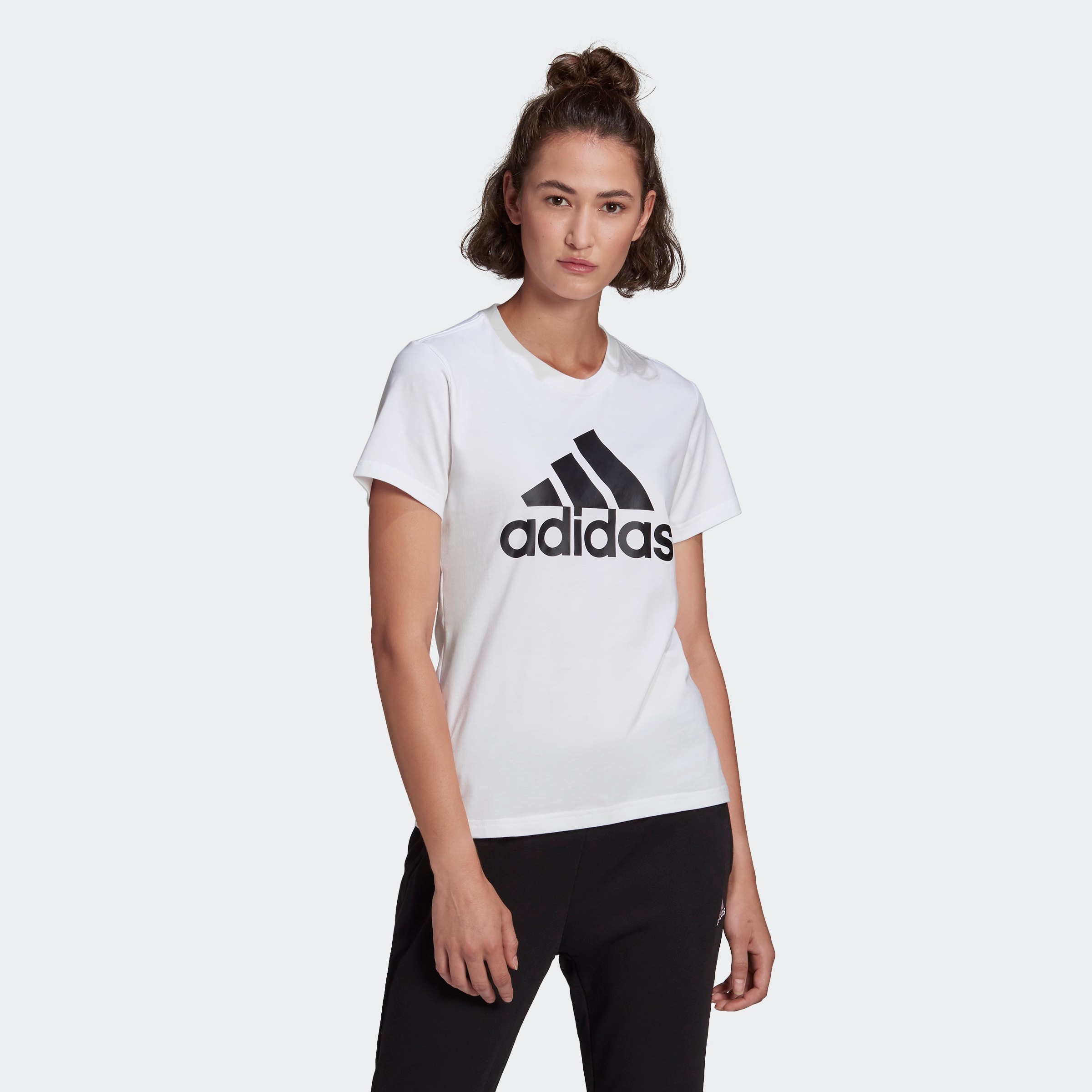 adidas Performance T-Shirt »LOUNGEWEAR ESSENTIALS LOGO«