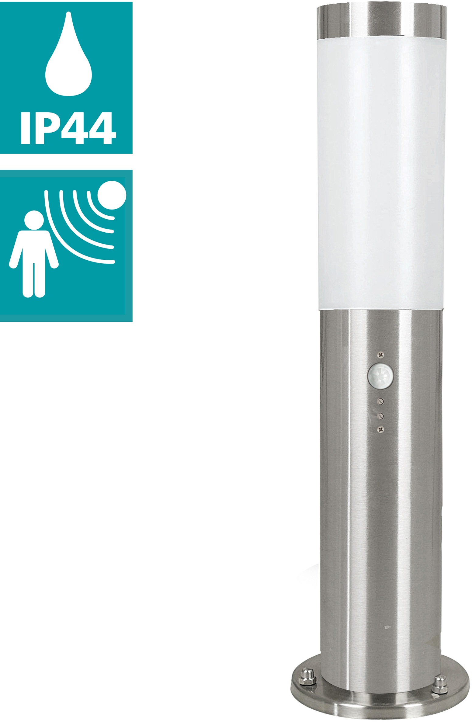 Eglo Sockelleuchte »HELSINKI LED Wegelampe in weiß, Größe Ø 7,5 cm Höhe: 45 cm