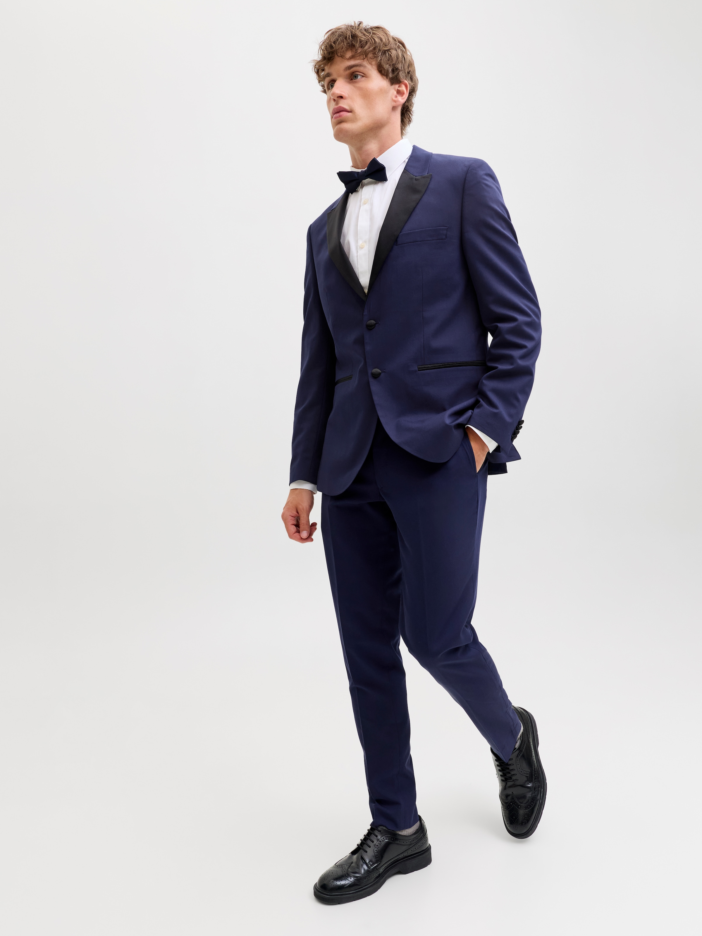 Jack & Jones »JPRFRANCO  Hose mit schmalem Bein und cleanem Look«  meliert, modisch, slim fit, Kunstfaser