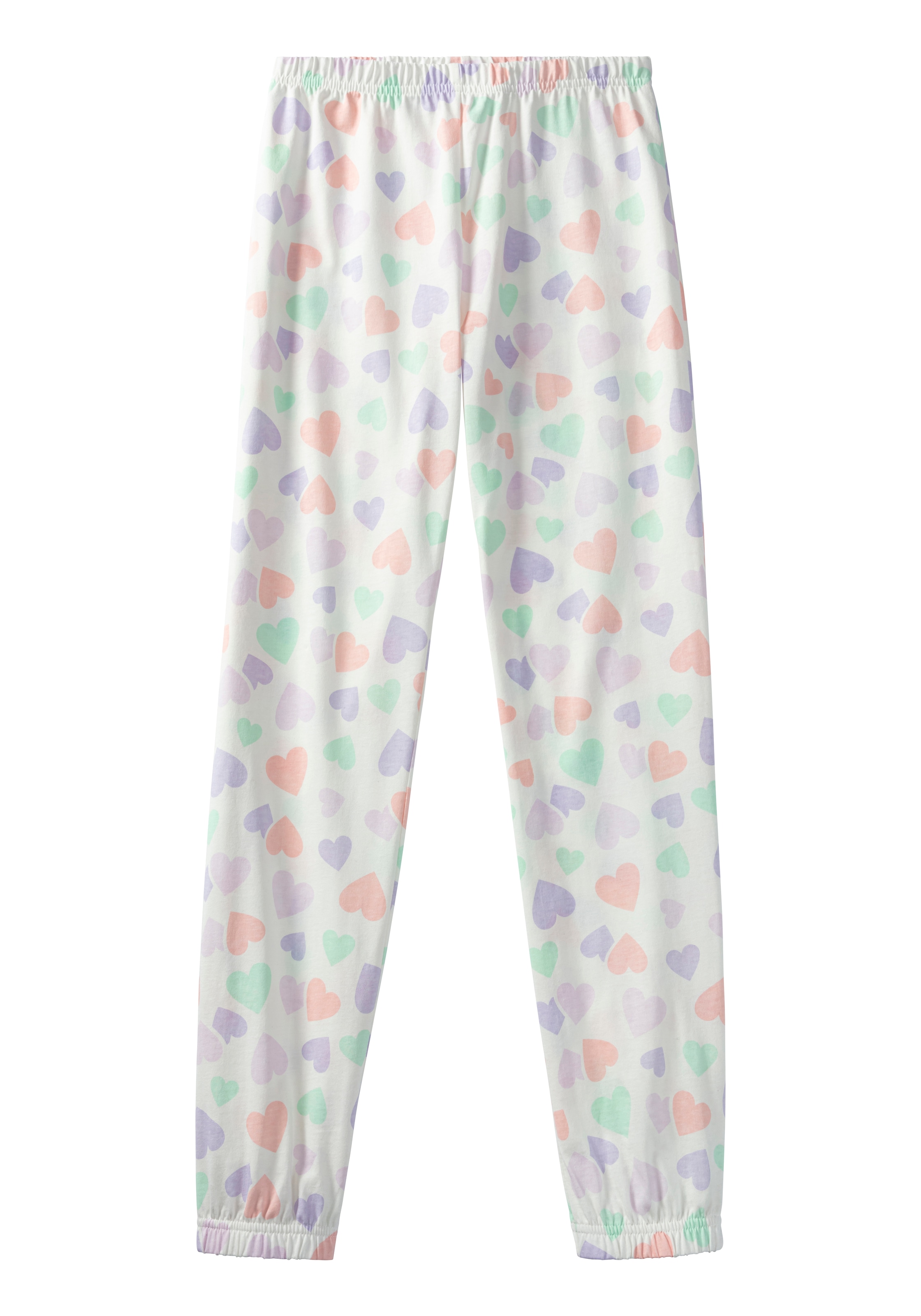 petite fleur Pyjama, (2 tlg., 1 Stück), Schlafanzug mit modisch kurzem Shirt