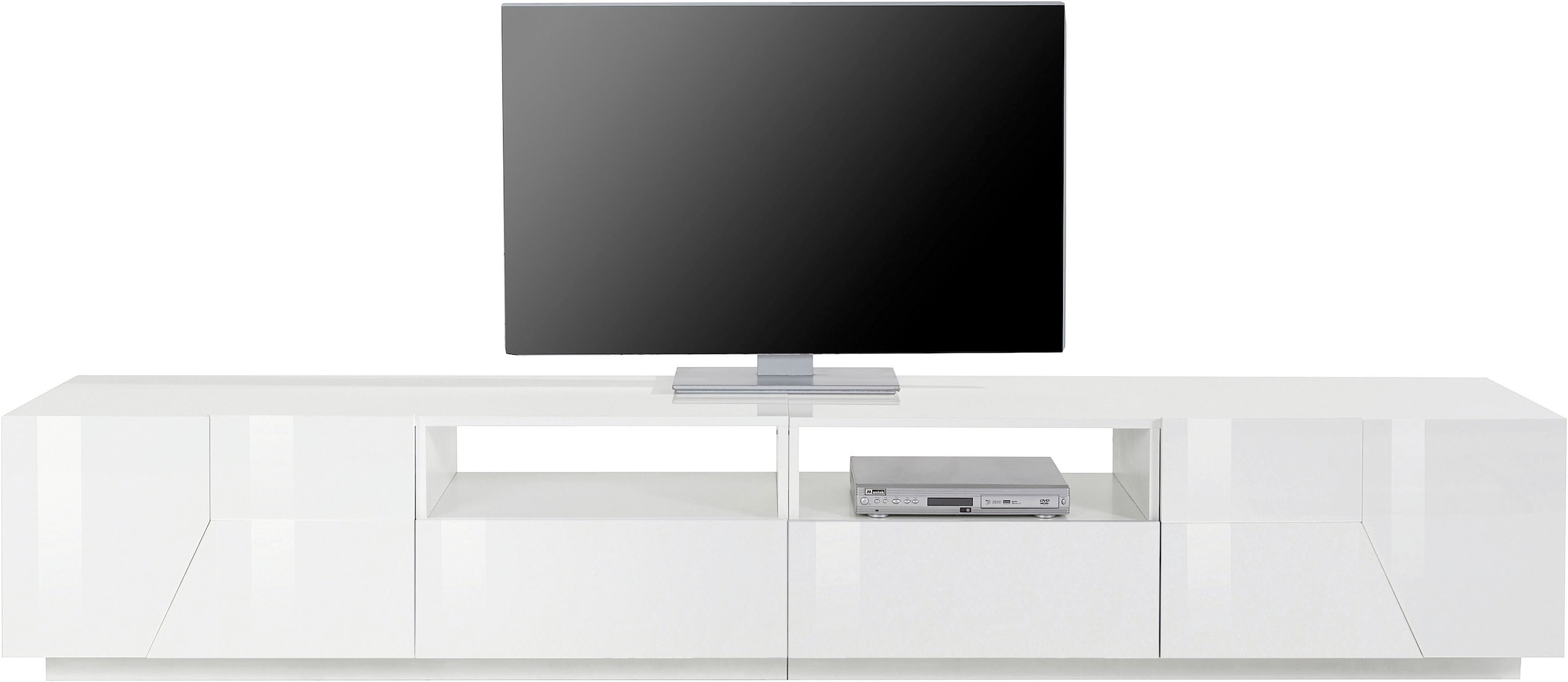 INOSIGN Lowboard »ALIEN- TV-Board, mit 4 Türen, 2 Schubladen und 2 offenen Fächern«, TV-Kommode Breite ca. 260 cm "Made in Italy"
