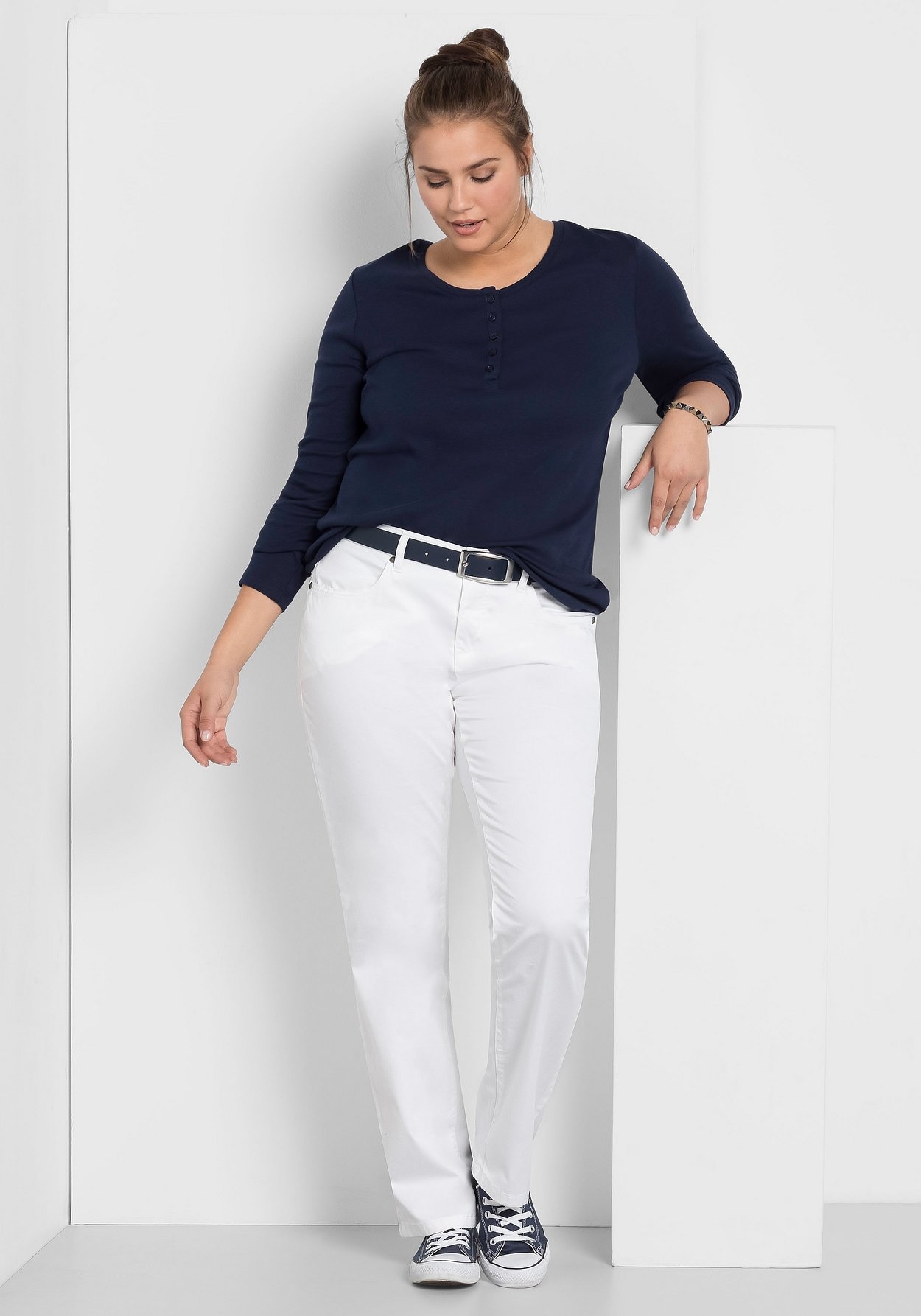 Sheego Stretch-Hose »Hose elastische Twill-Qualität«