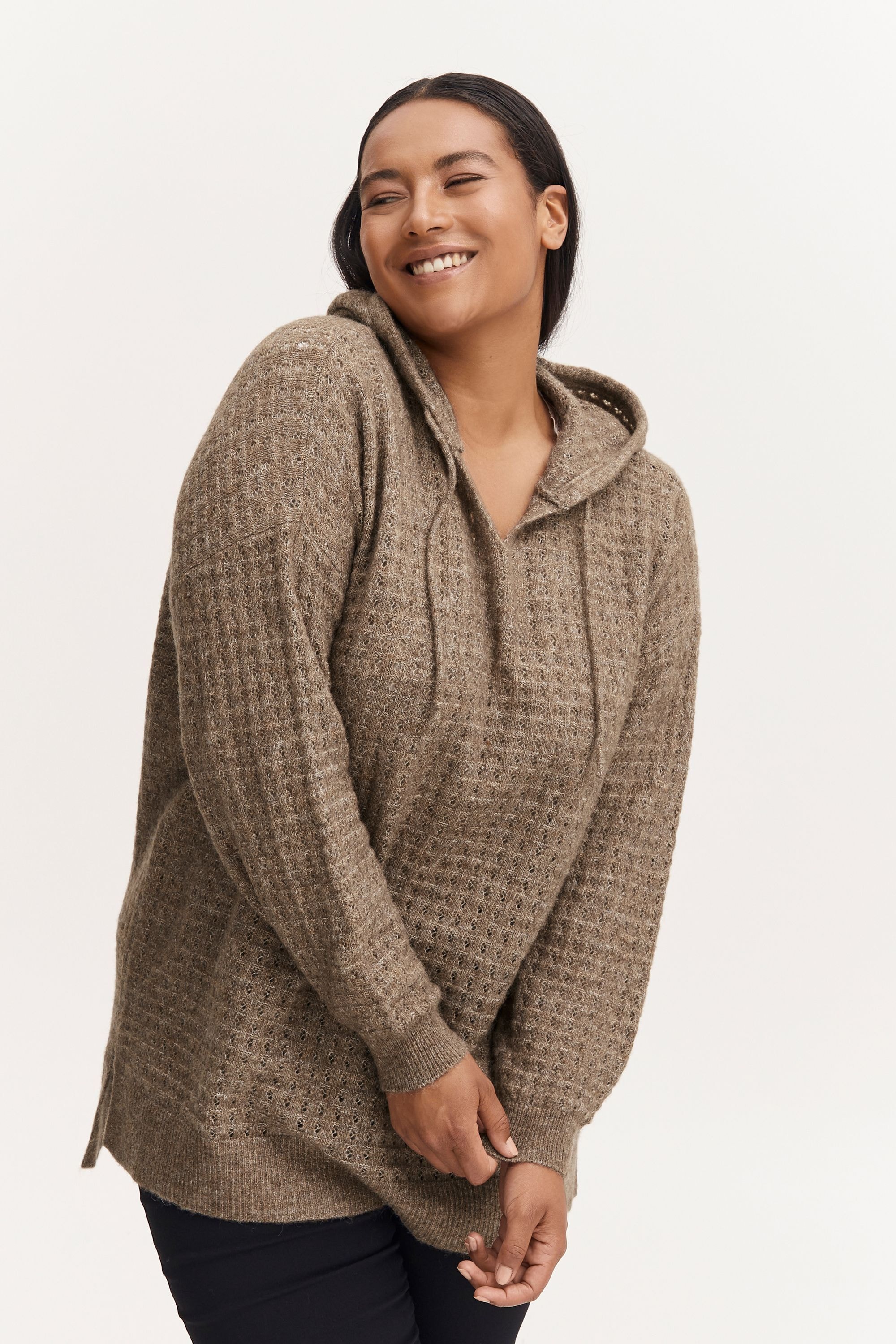 fransa Strickfleece-Pullover »Strickpullover FPSandy«