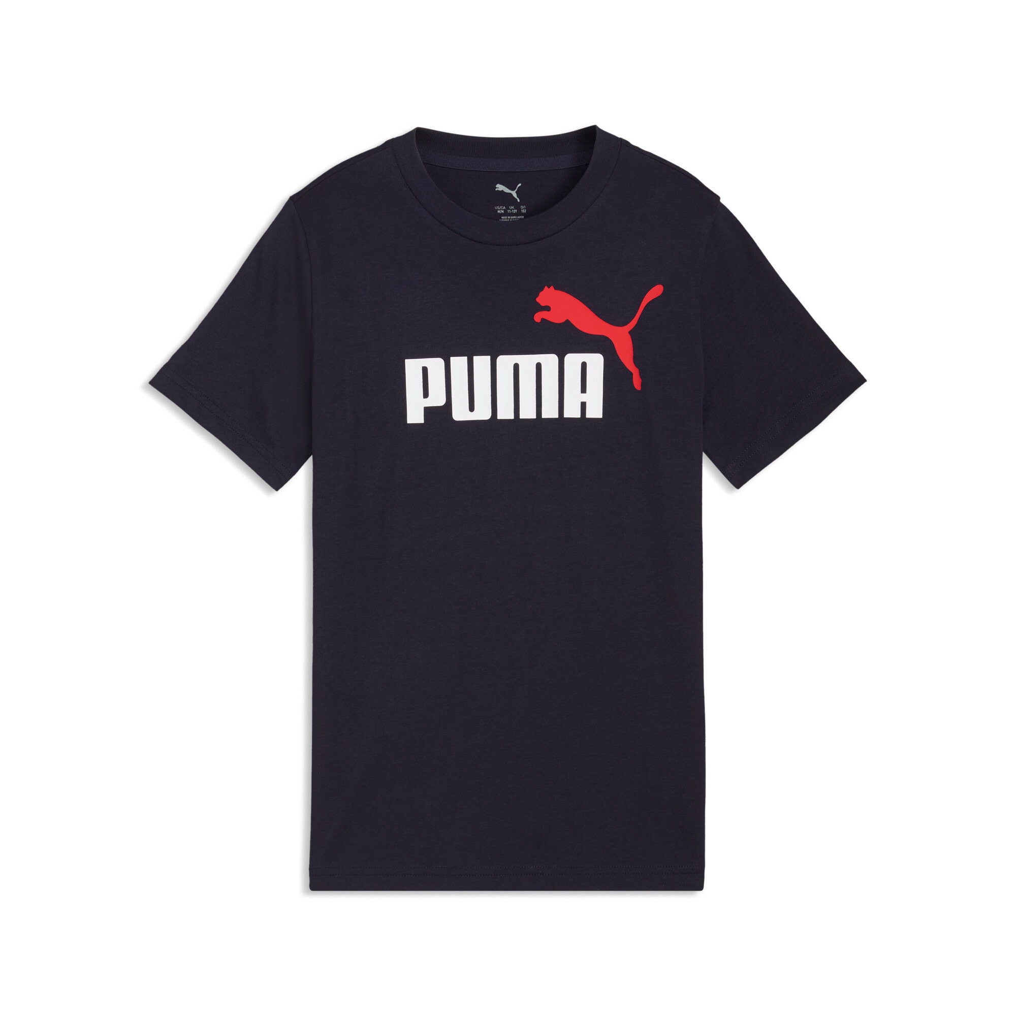 PUMA T-Shirt »ESS 2 COLOR NO.1 LOGO TEE B« normaler Schnitt, Kurzarm, für sportliche Aktivitäten