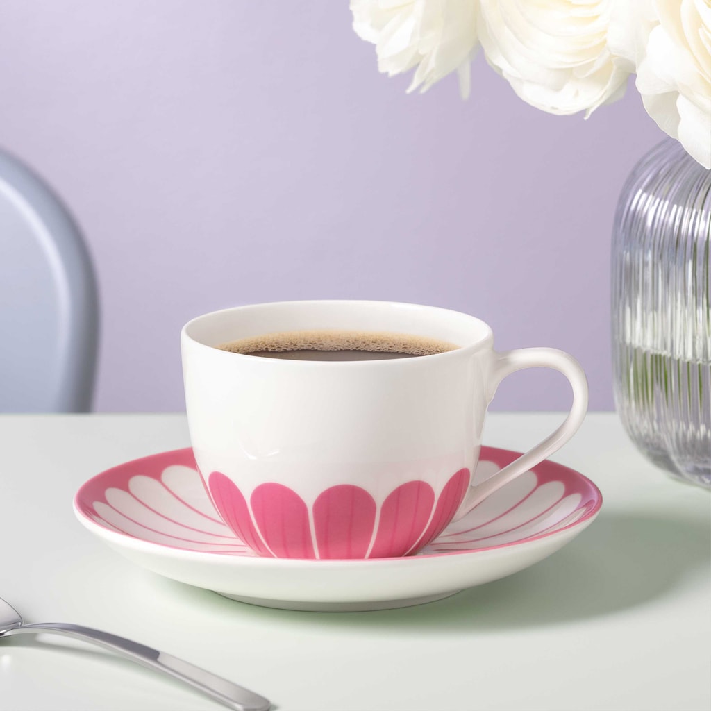 Villeroy & Boch Tasse »Kaffeetasse mit Untertasse Fleur Couleur 160 ml«