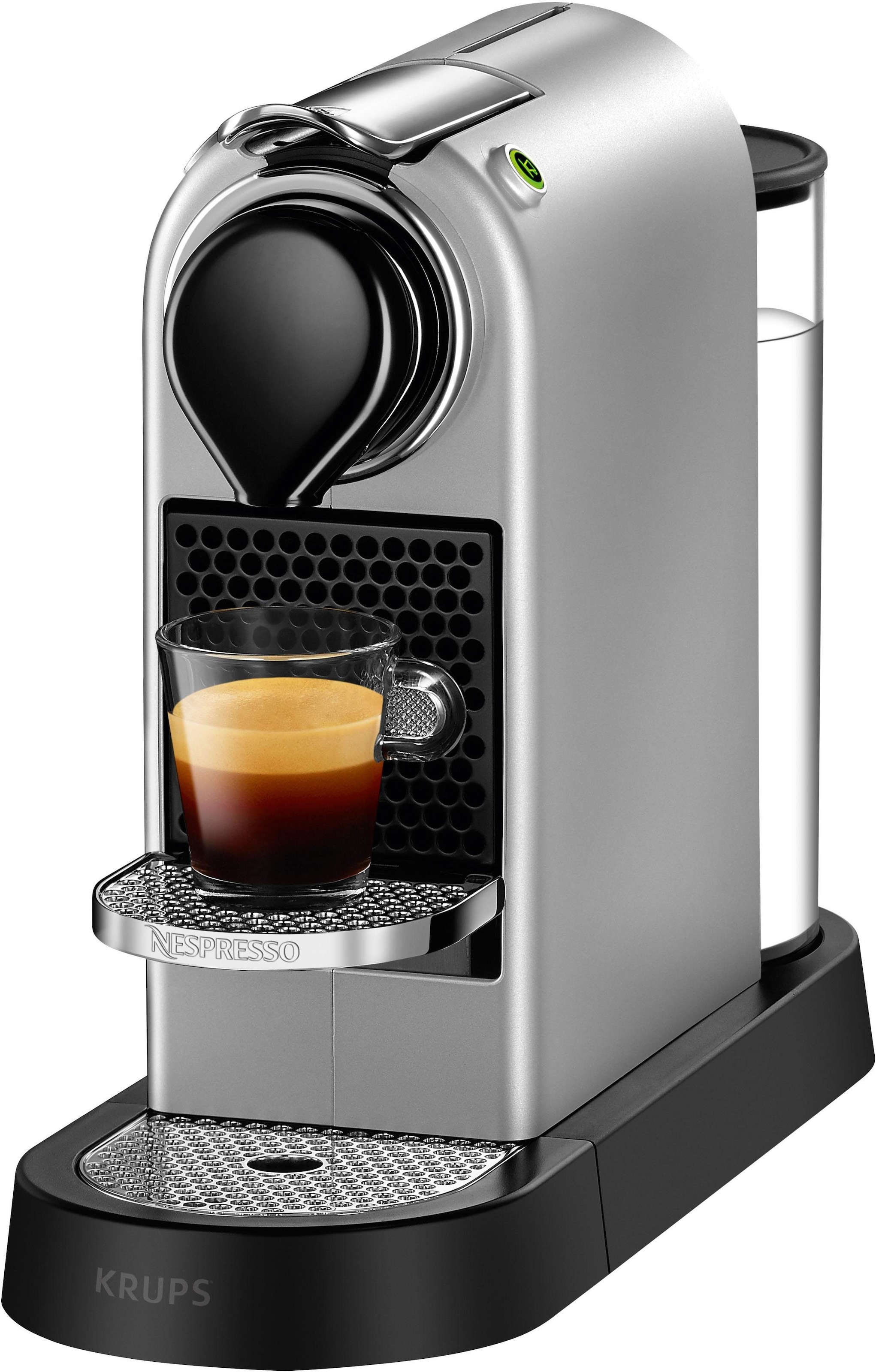 inkl. 7 kaufen OTTO CitiZ »XN741B jetzt Wassertankkapazität: Nespresso mit New Willkommenspaket Krups«, Kapseln von bei Liter, Kapselmaschine 1