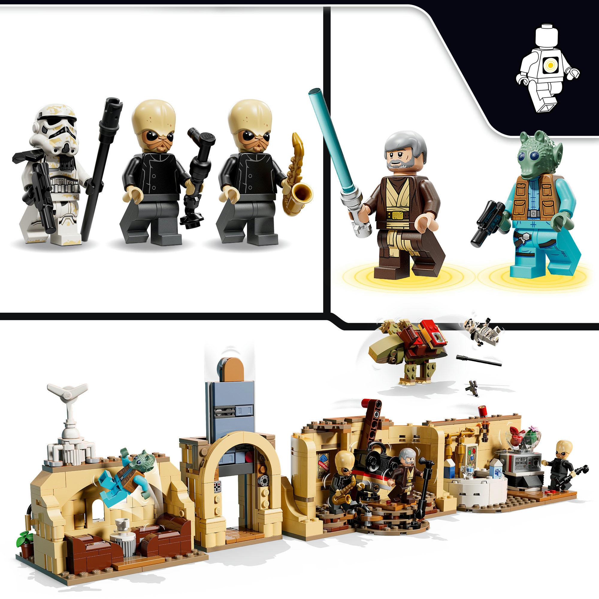 LEGO® Konstruktionsspielsteine »SMART Play: Mos Eisley Cantina (75425), LEGO Star Wars ™« Mit SMART Brick kombatibel (nicht im Lieferumfang enthalten)