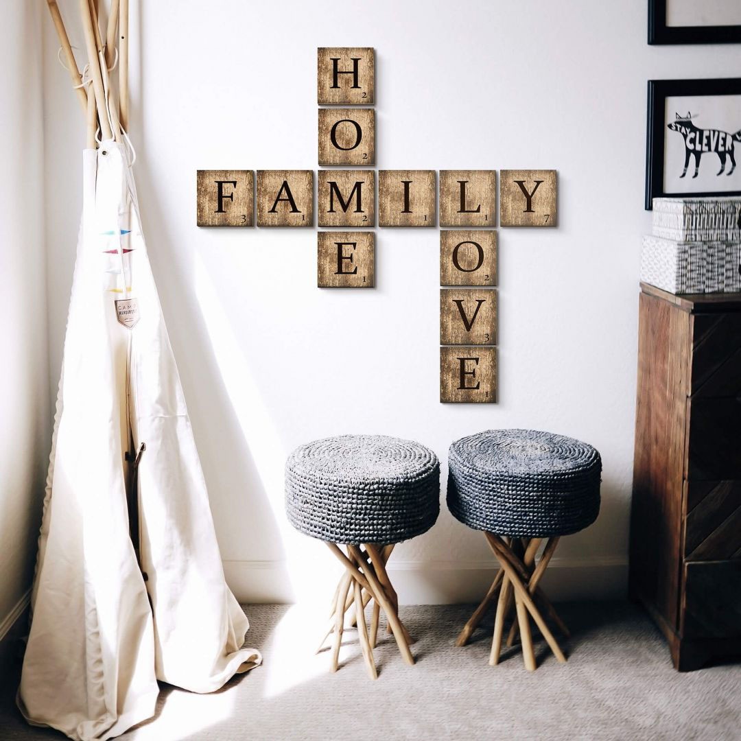 Wall-Art Deko-Buchstaben »Scrabble Deko Buchstaben 15cm«