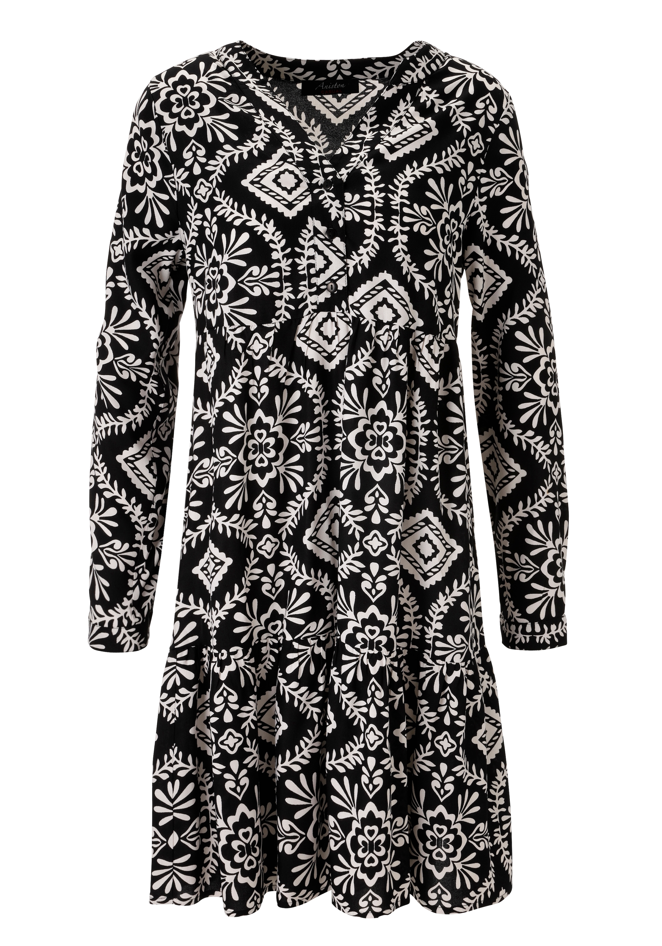 Aniston CASUAL Tunikakleid, mit fantasievollem, grafischen Druck - NEUE KOLLEKTION