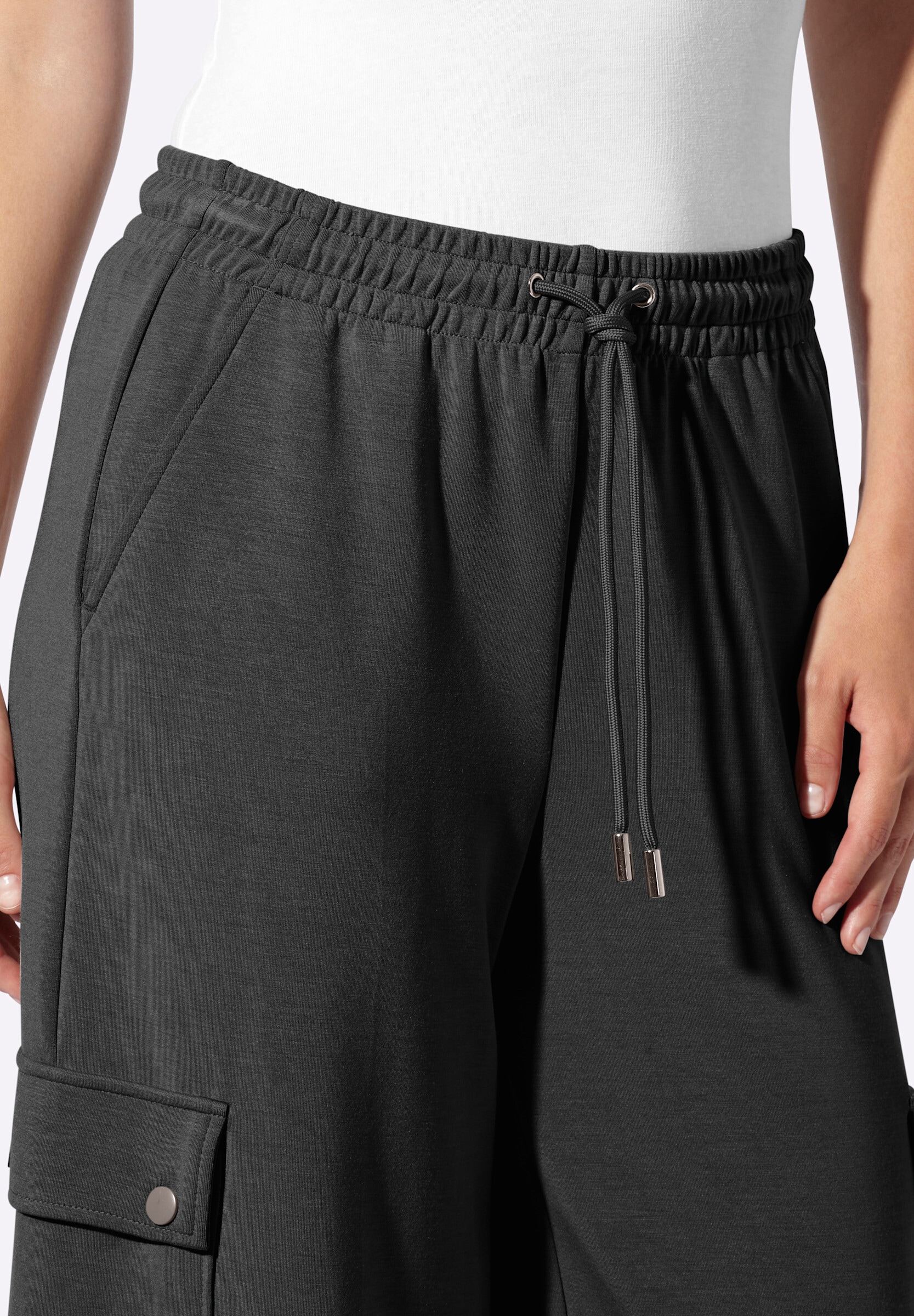 heine Schlupfhose »Jersey-Hose Jerseyhose mit Cargo-Taschen«