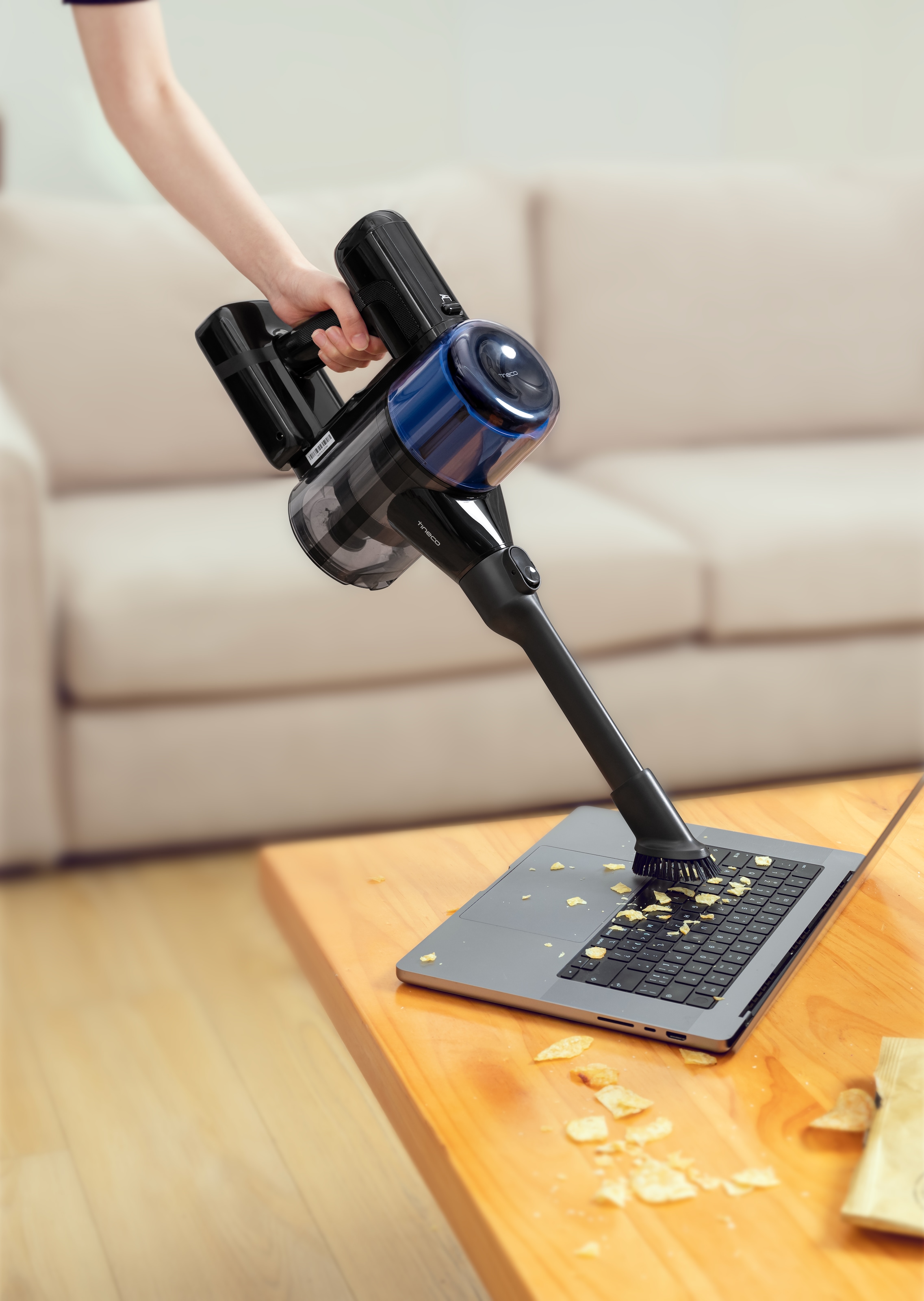 Tineco Akku-Stielstaubsauger »Pure One S30 Pro mit faltbarem Saugrohr und 65 Min Akku« 200W Saugleistung