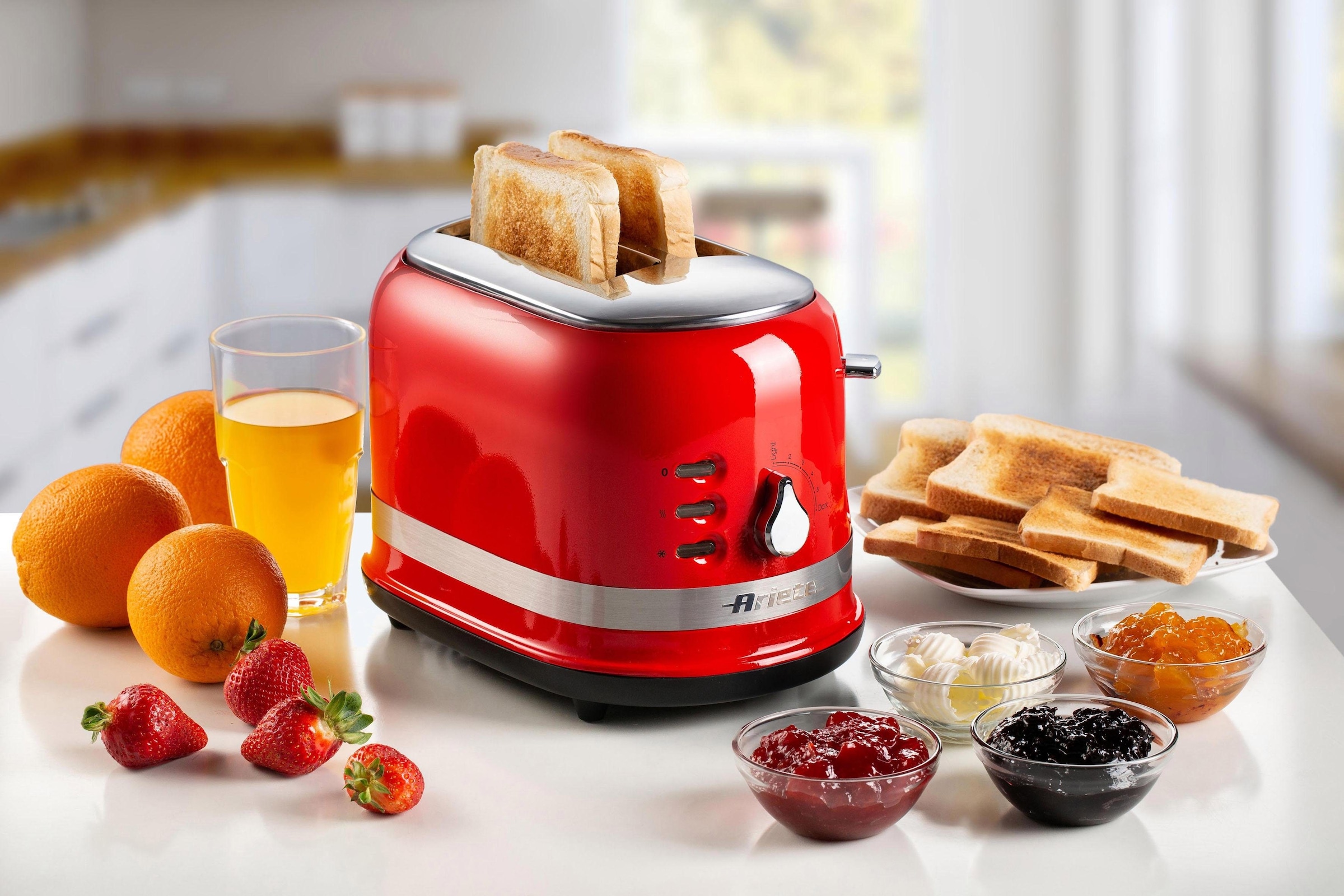 Ariete Toaster »moderna 149«, 2 kurze Schlitze, für 2 Scheiben, 815 W