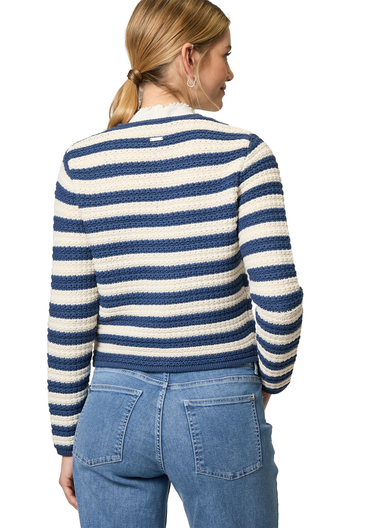 Zero Strickjacke »Strickjacke mit Streifen«