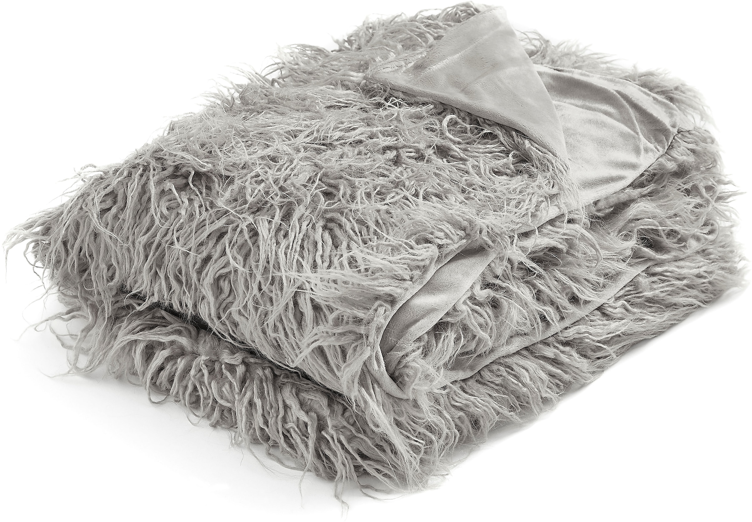 Andiamo Wohndecke »Flocki«, 130x180 cm, Kunstfell, kuschelige & weiche Decke, Wohnzimmer