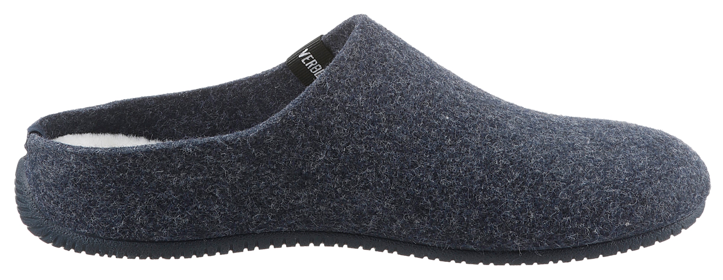 VERBENAS Pantoffel »York Fieltro«, Hausschuh, Homeslipper, Clog mit Warmfutter-Innensohle