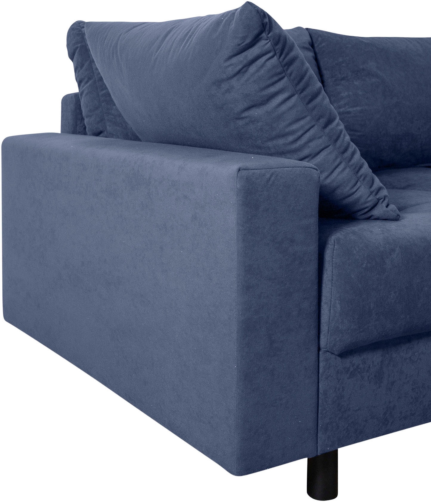 COLLECTION AB Ecksofa »Toni L-Form, B: 215 cm« Set: Sofa & Hocker, 2 Zierkissen, Federkern