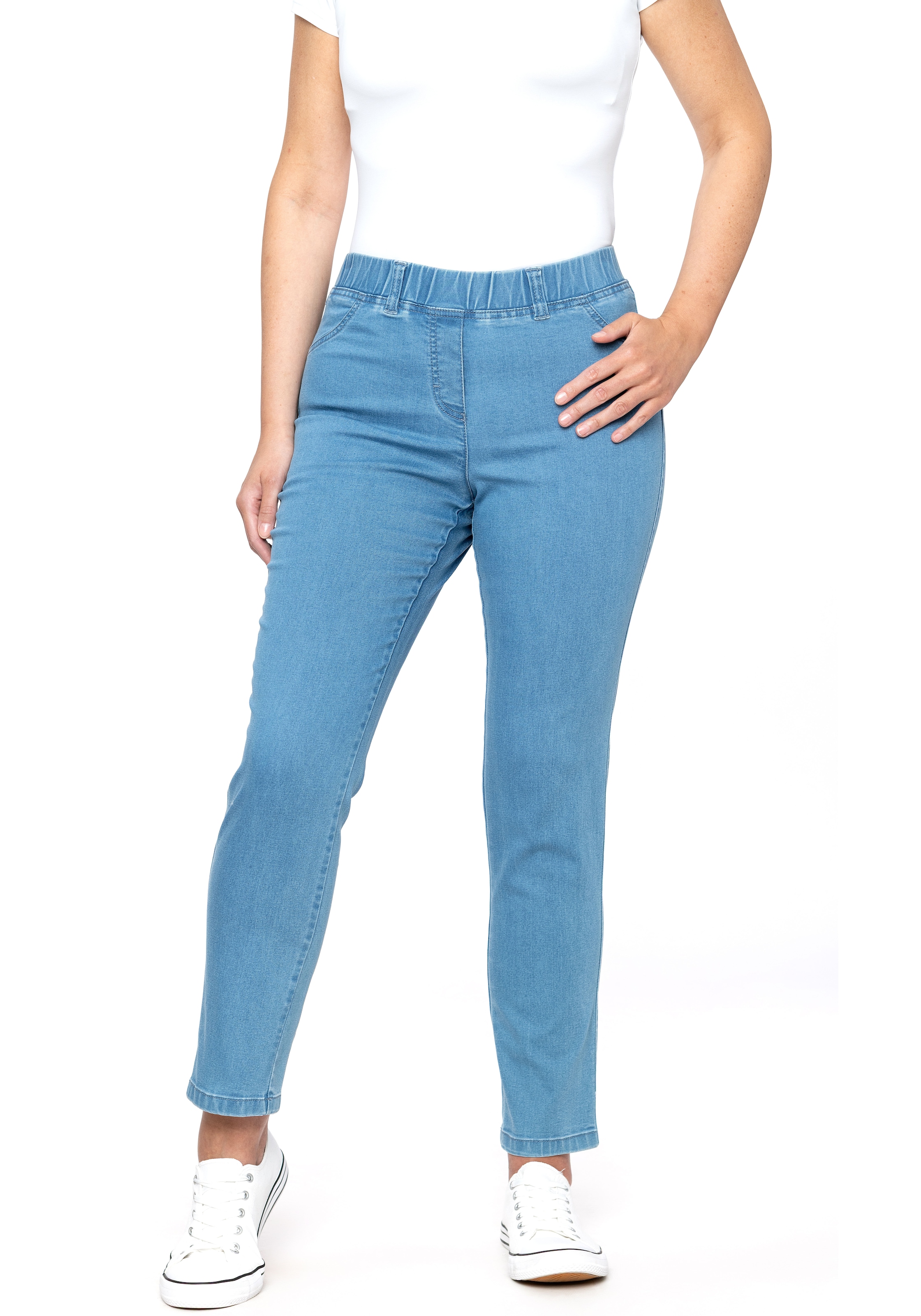KjBRAND Jeansjeggings »JENNY«, angenehm weiche Quer-Stretch Qualität