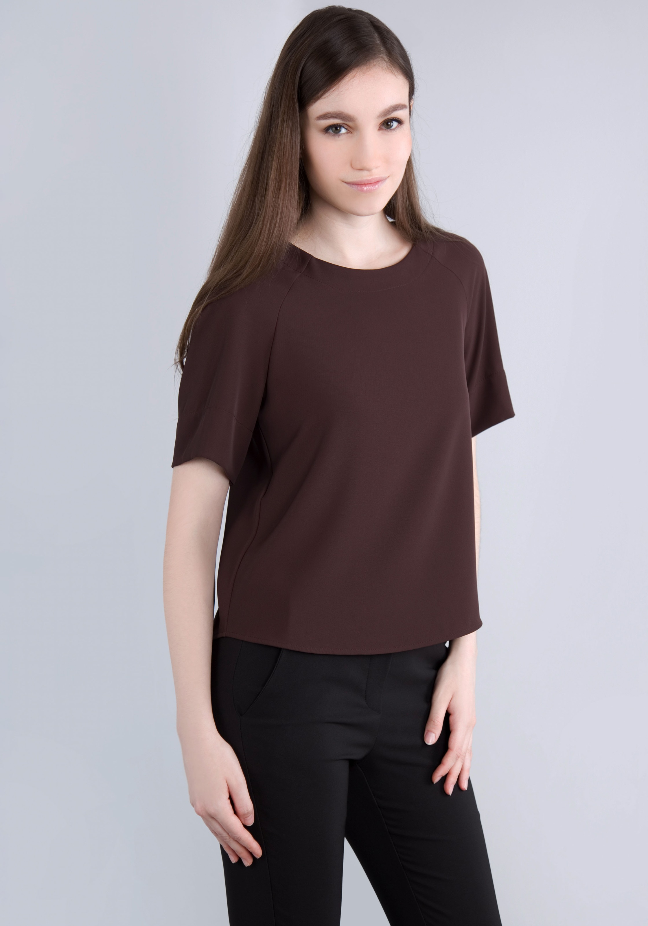 IMPERIAL Rundhalsshirt, mit Stretch