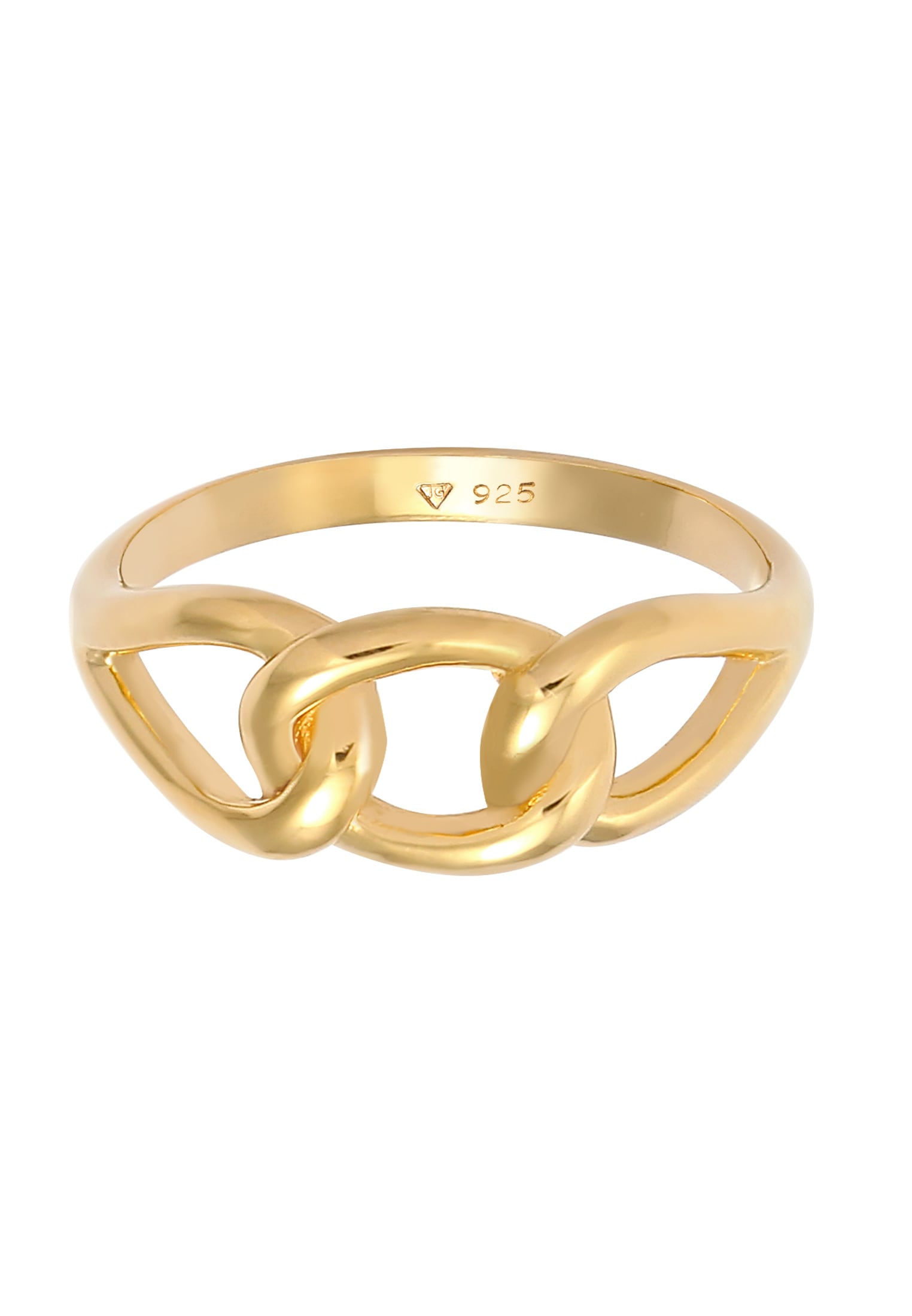Elli Silberring »Ring Knoten Symbol Chain Look 925 Silber«