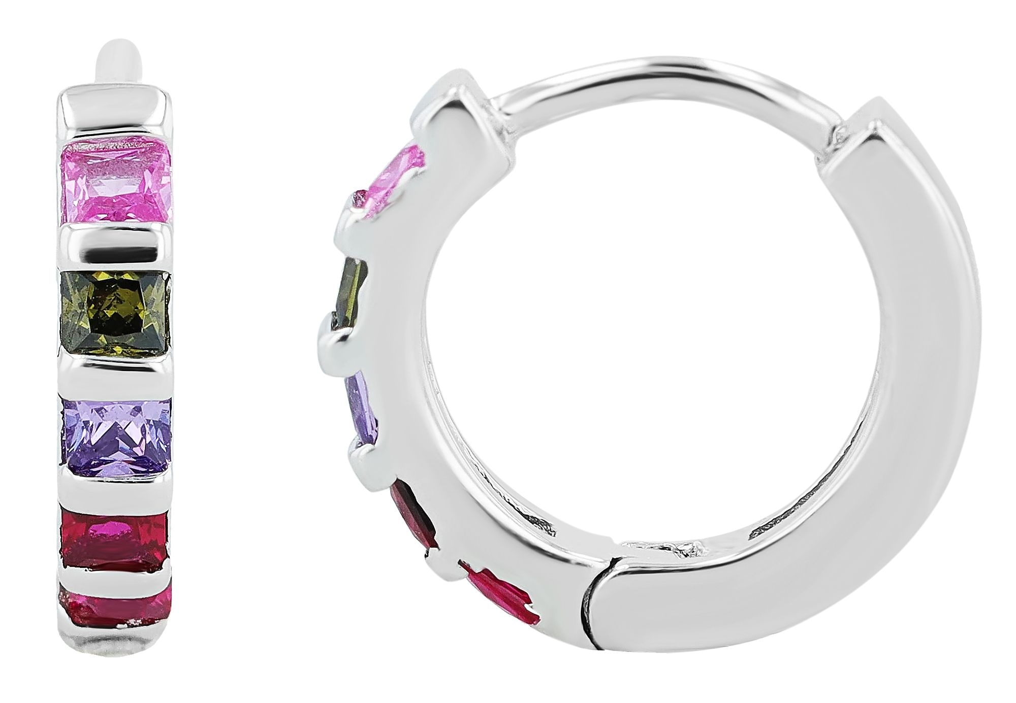 Adelia´s Paar Creolen »Damen Ohrringe ¿ Creole aus 925 Silber«