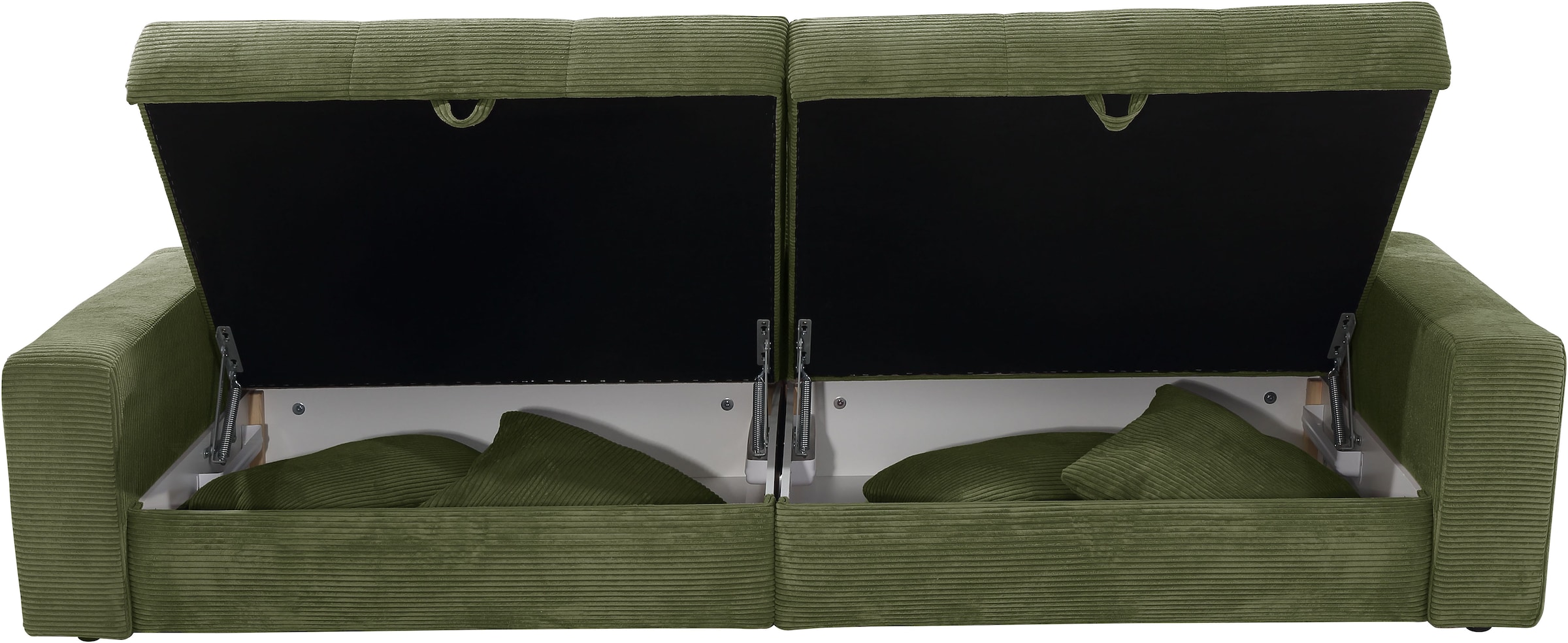 Jockenhöfer Gruppe Big-Sofa »Space XL, B: 284 cm« Mega-Sofa mit Bettkasten & 4 Zierkissen