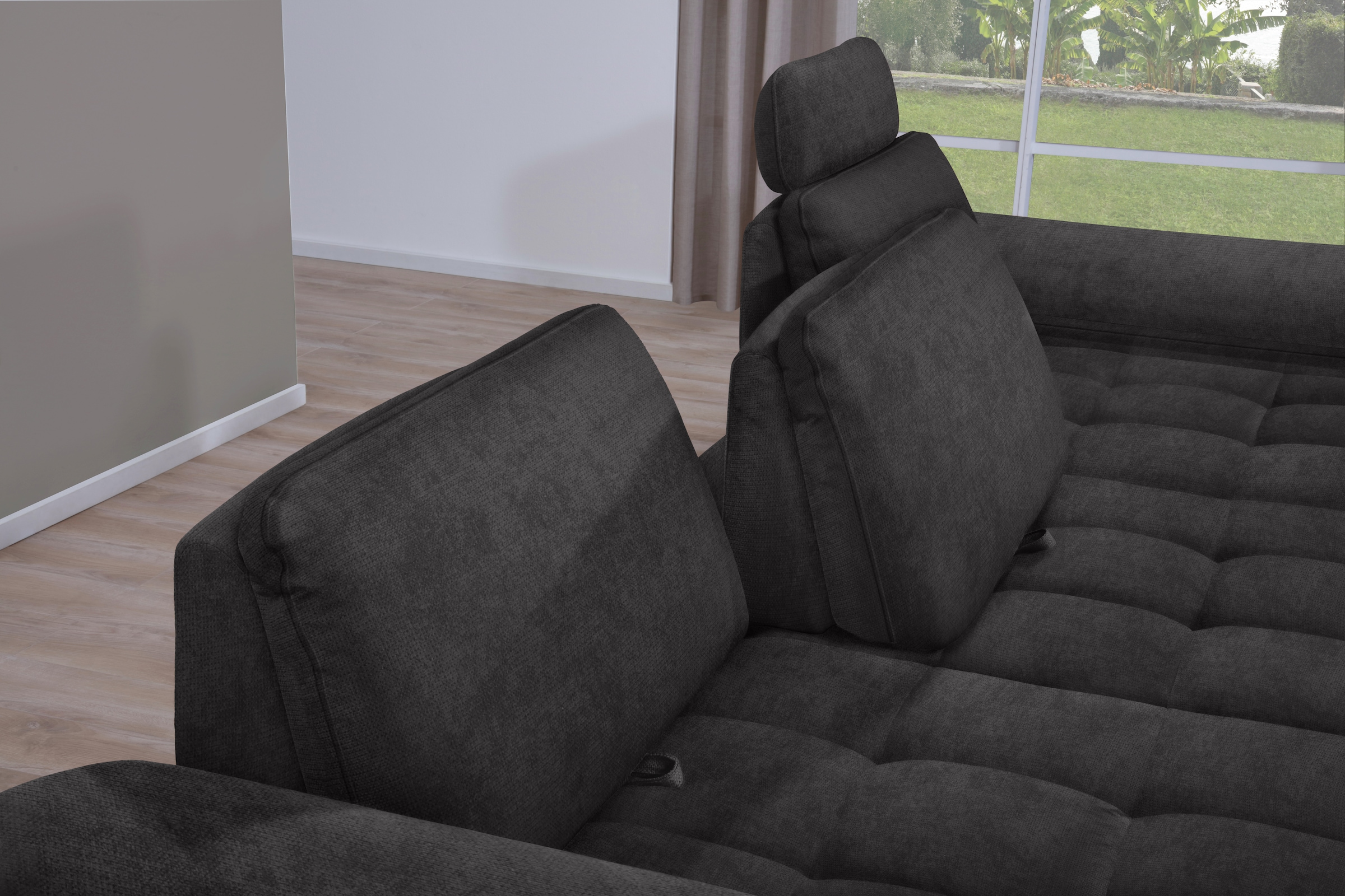 alina Ecksofa »Royce«, inklusive Sitztiefenverstellung, 270 cm breit
