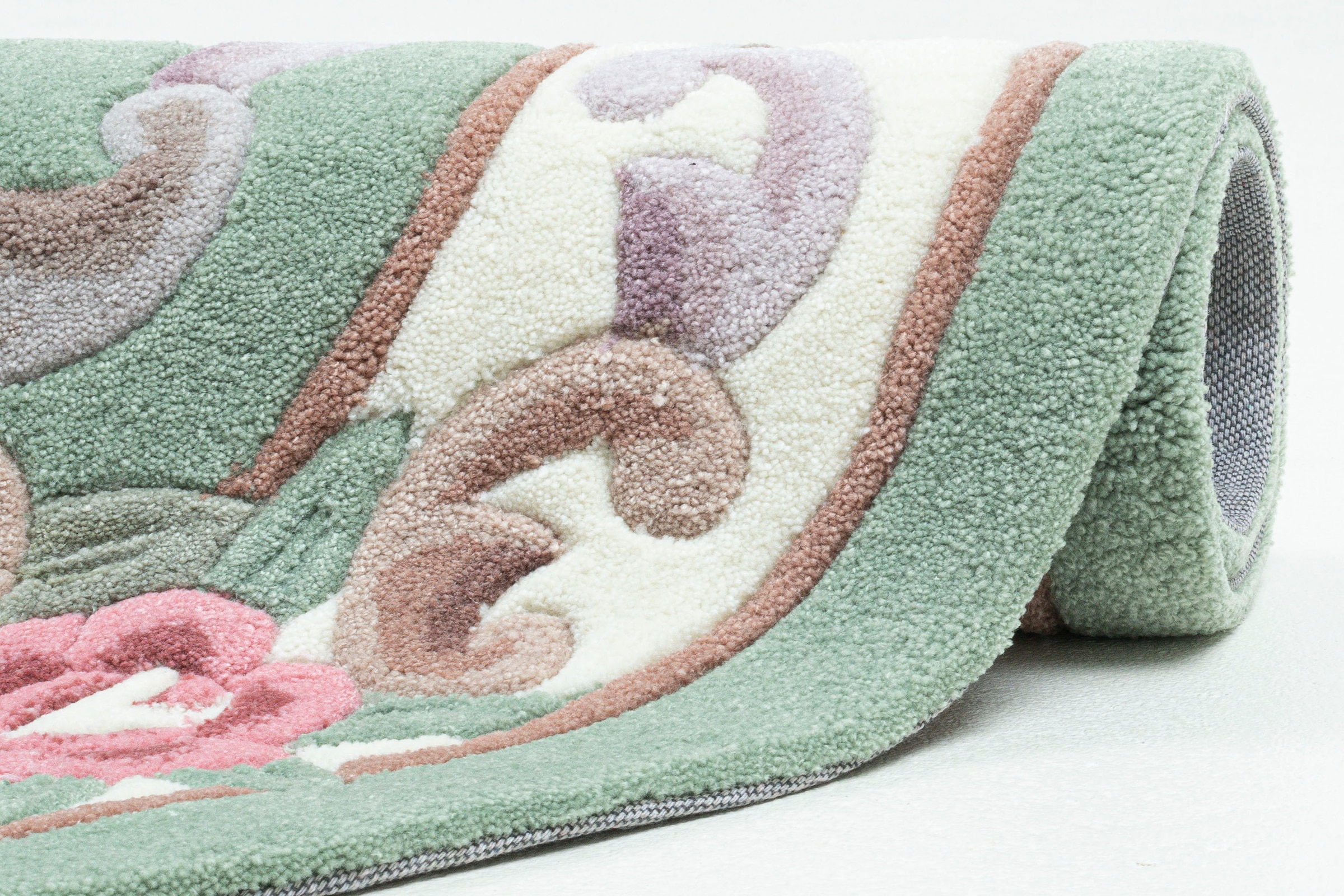 THEKO Teppich »Ming« oval 14 mm Höhe hochwertiges Acrylgarn, ideal im Wohnzimmer & Schlafzimmer